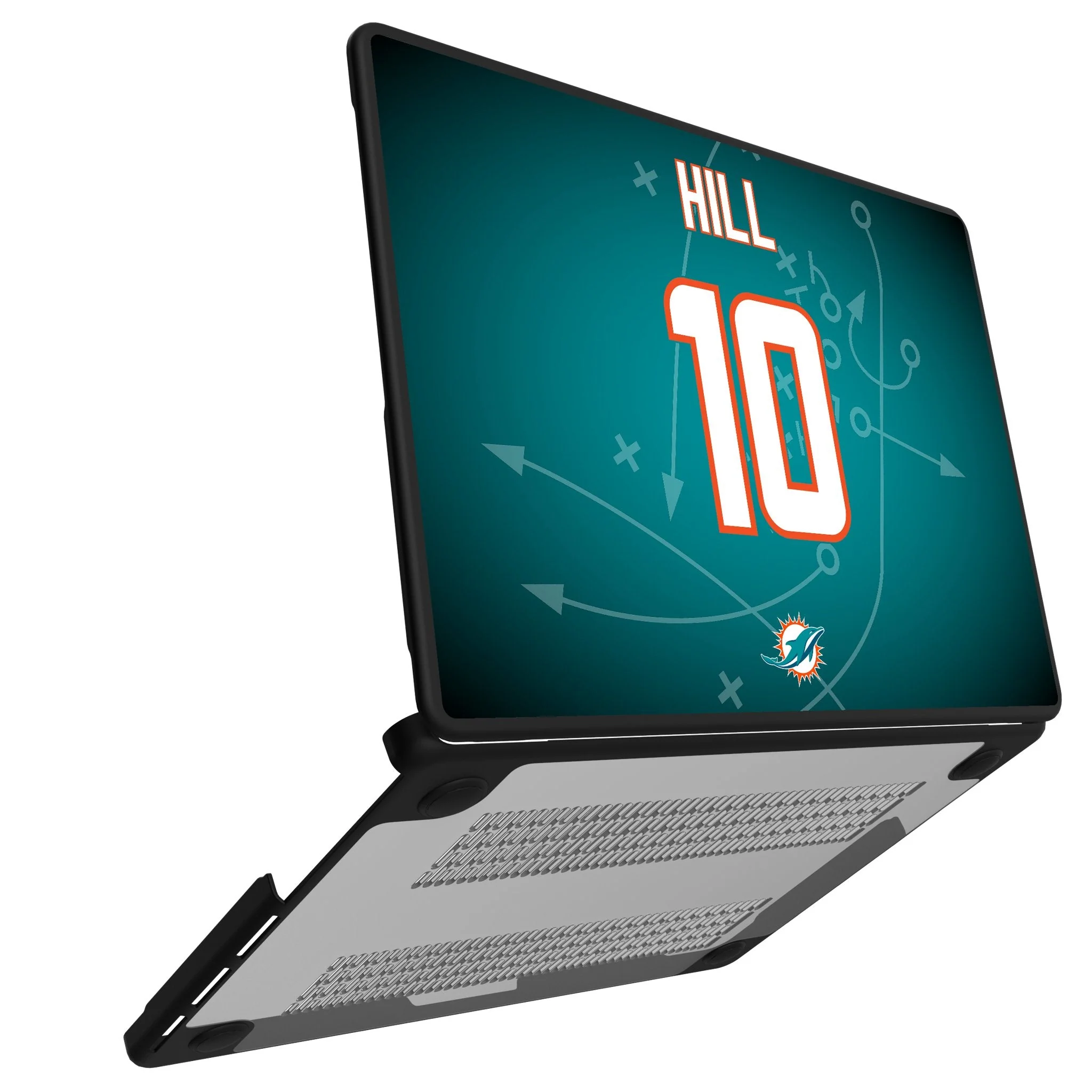Tyreek Hill Miami Dolphins 10 Game Tactic Laptop Case for Apple MacBook - Image 2