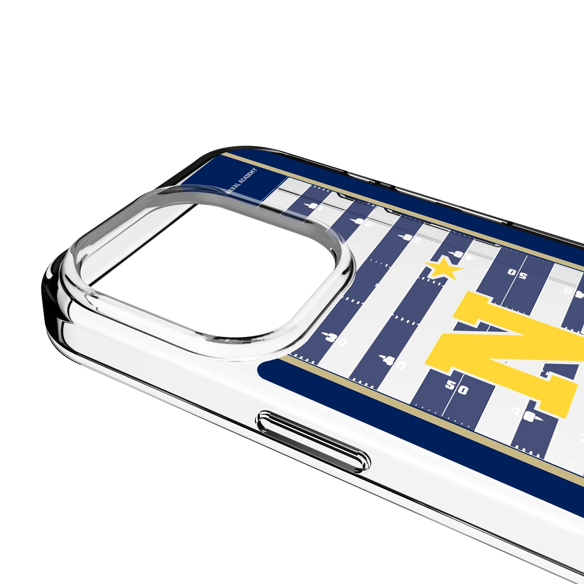 United State Naval Academy Midshipmen Field Clear Phone Case for Apple iPhone - Image 3