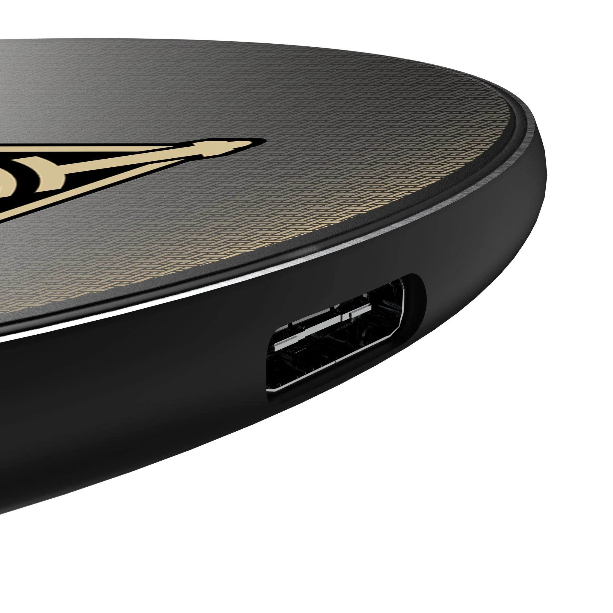 United States Military Academy Black Knights Linen 15-Watt Wireless Charger - Image 3