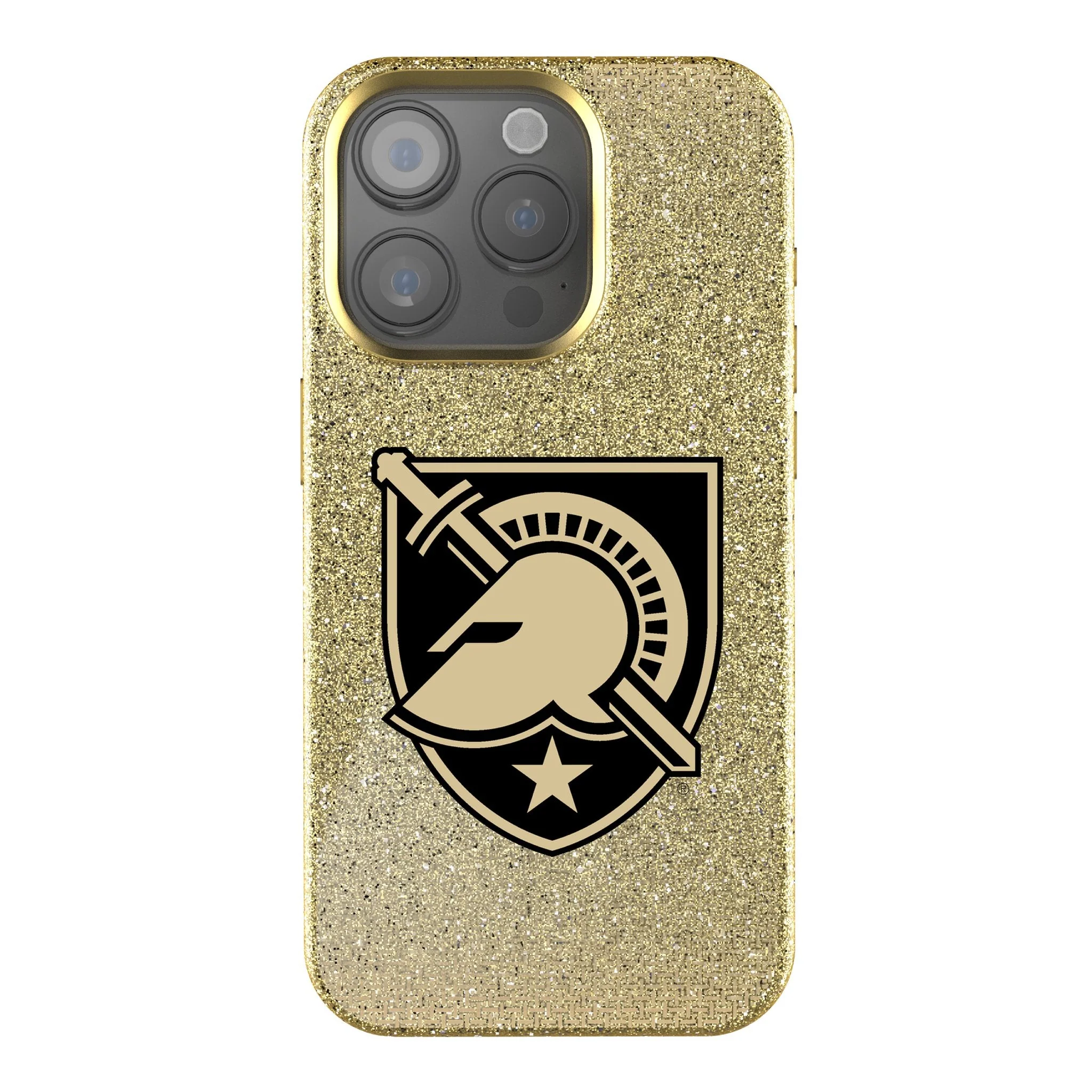 United States Military Academy Black Knights Linen Bling Phone Case for Apple iPhone