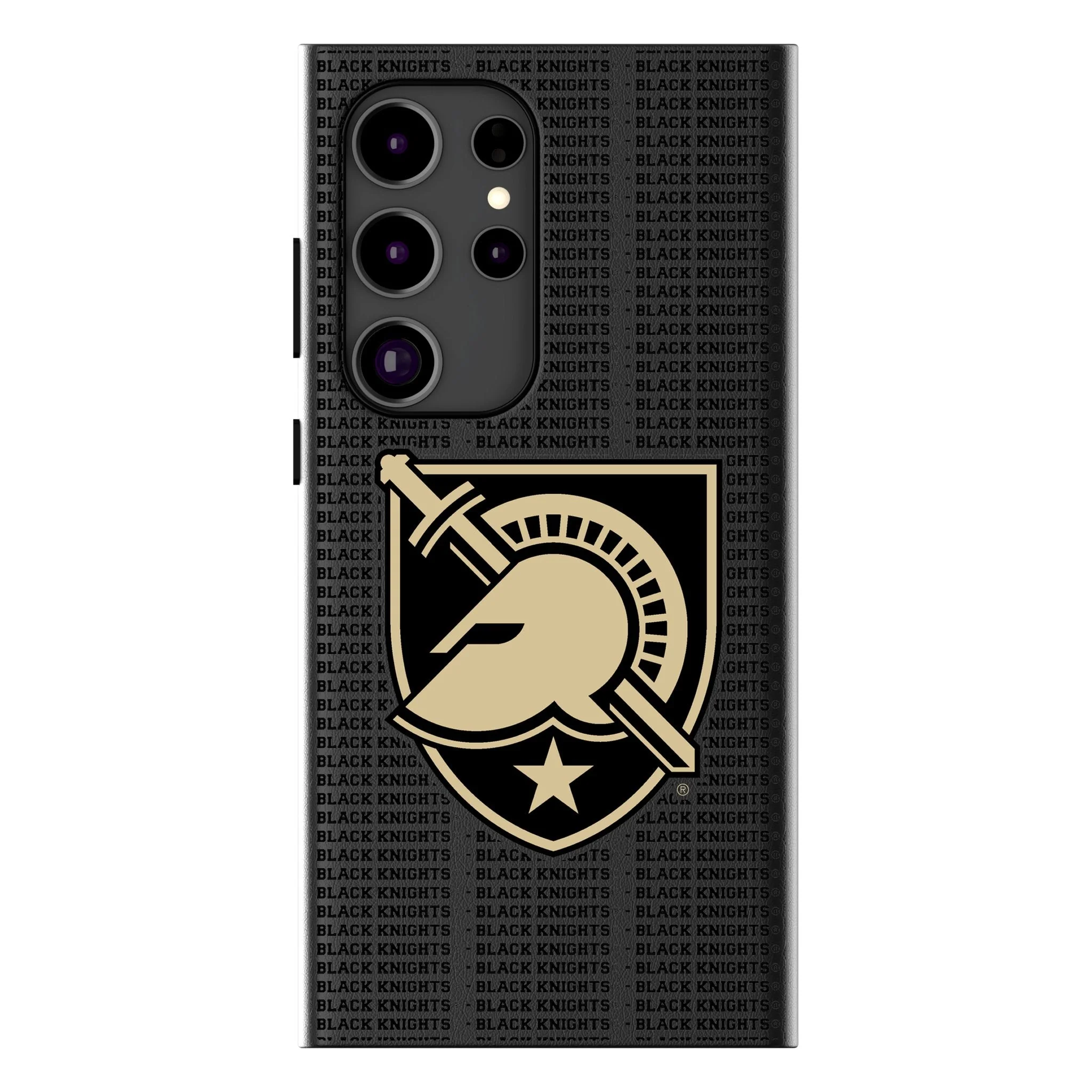 United States Military Academy Black Knights Text Backdrop MagSafe Compatible Phone Case for Samsung Galaxy