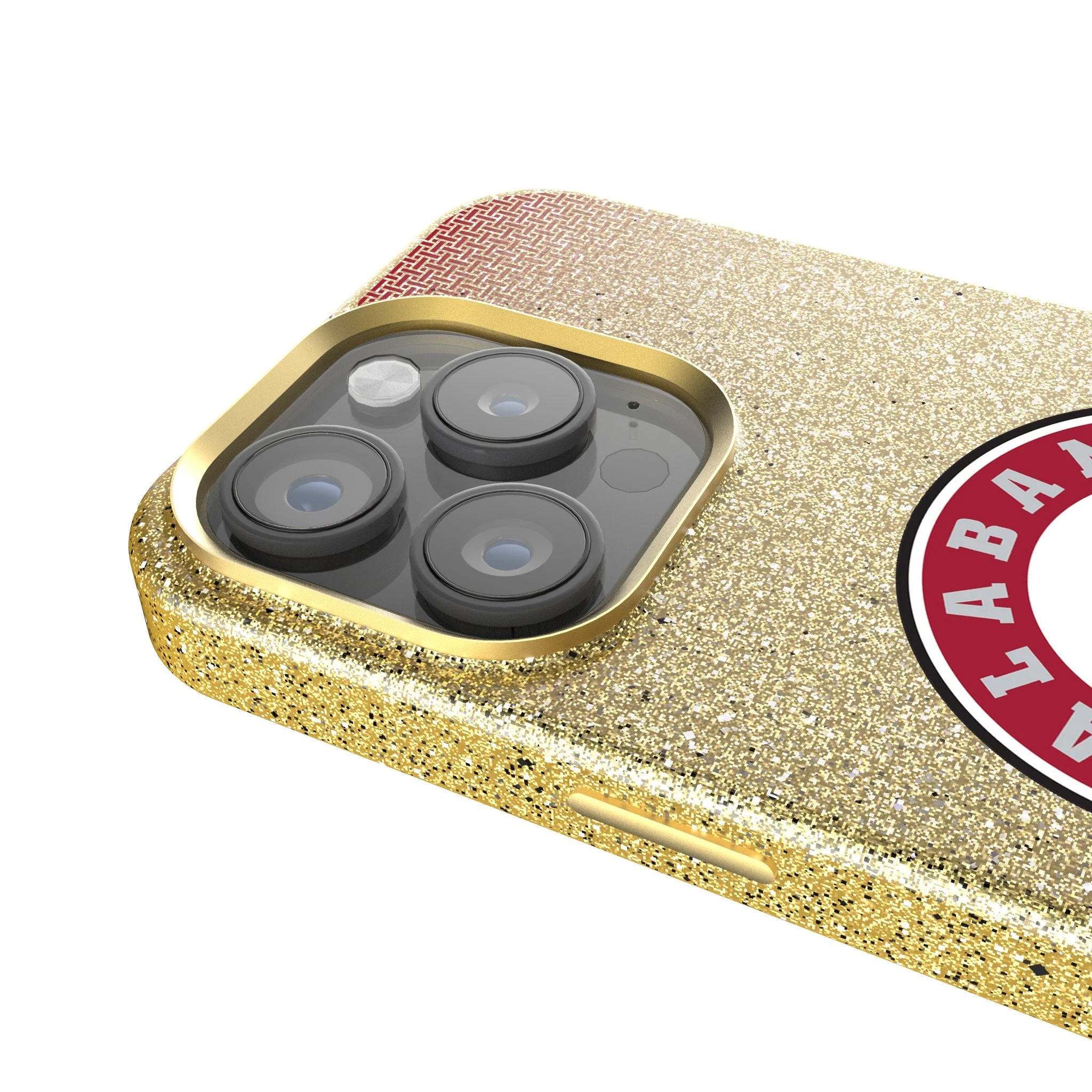 University of Alabama Crimson Tide Linen Bling Phone Case for Apple iPhone - Image 4