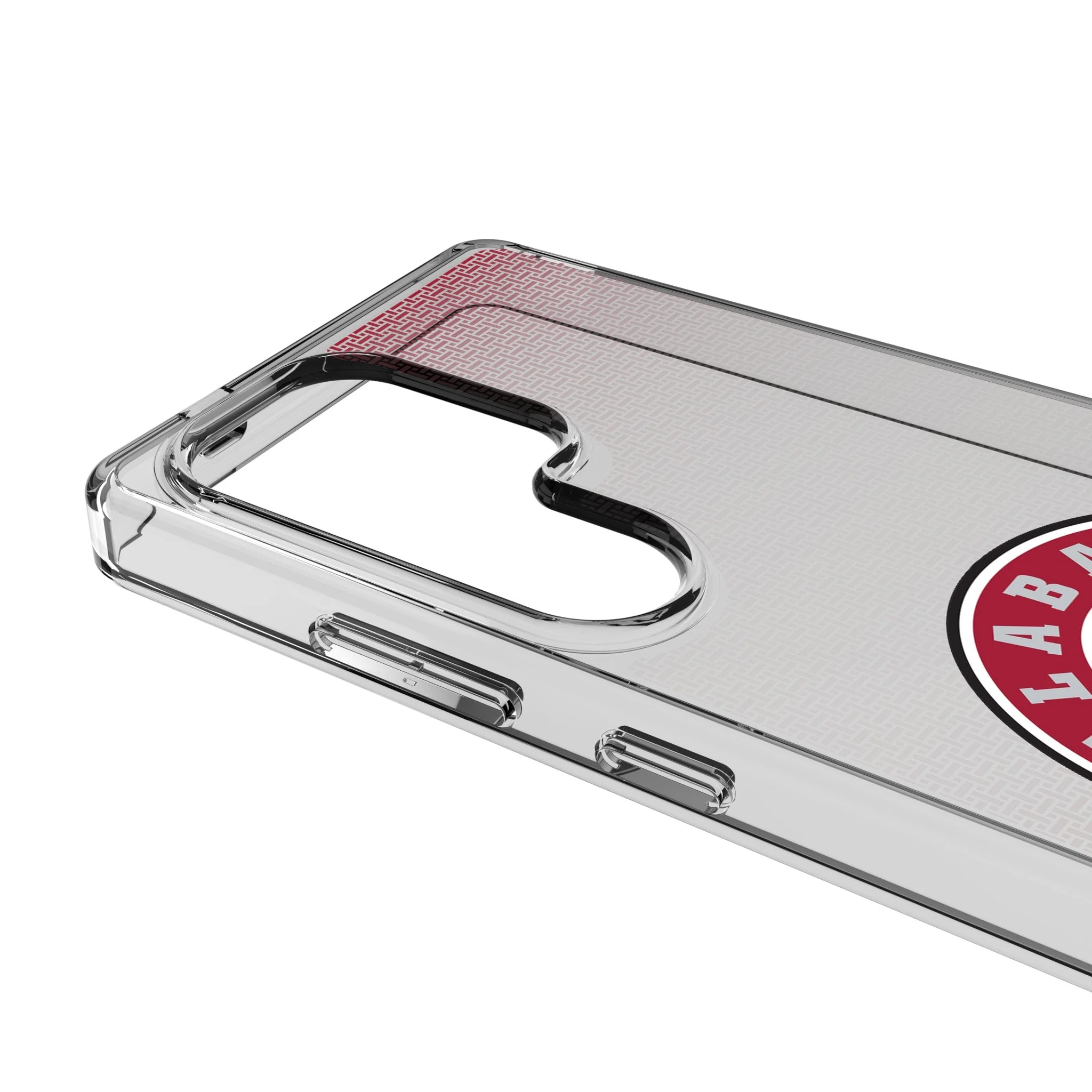University of Alabama Crimson Tide Linen Clear Phone Case for Samsung Galaxy - Image 3