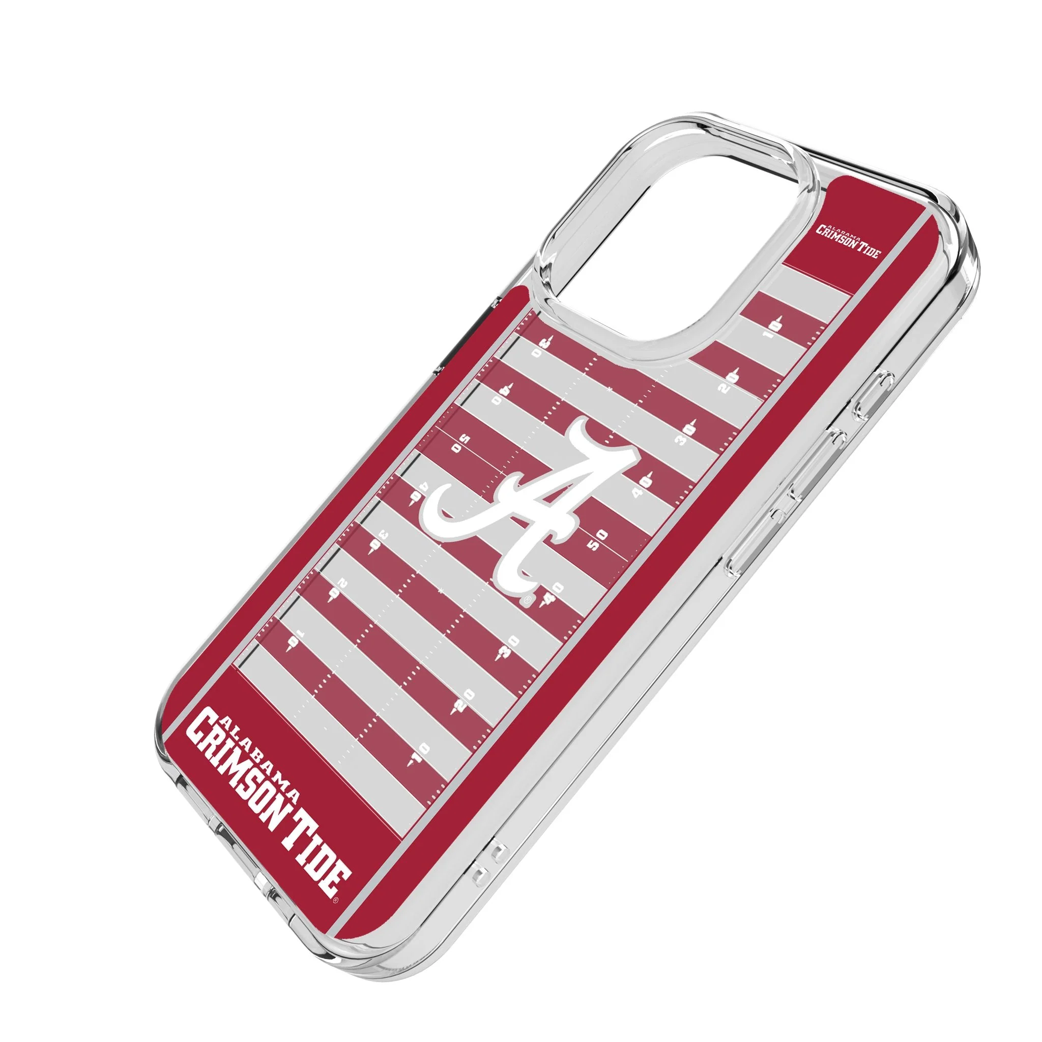University of Alabama Crimson Tide Script A Field Clear Phone Case for Apple iPhone - Image 2