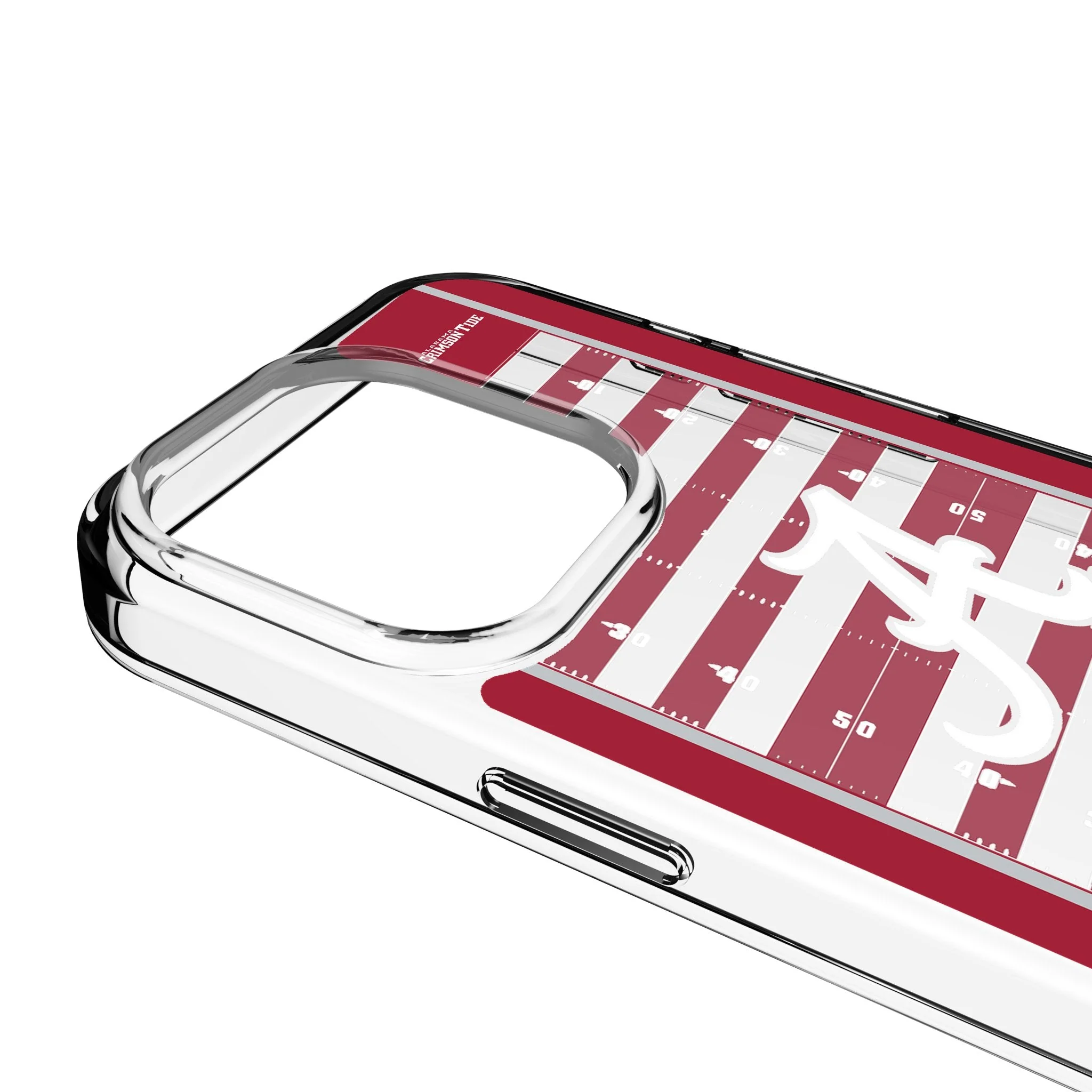 University of Alabama Crimson Tide Script A Field Clear Phone Case for Apple iPhone - Image 3