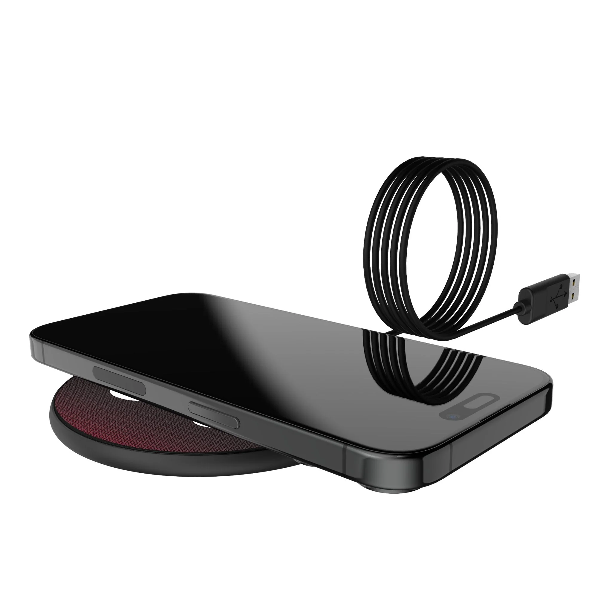 University of Alabama Crimson Tide Script A Linen 15-Watt Wireless Charger - Image 5