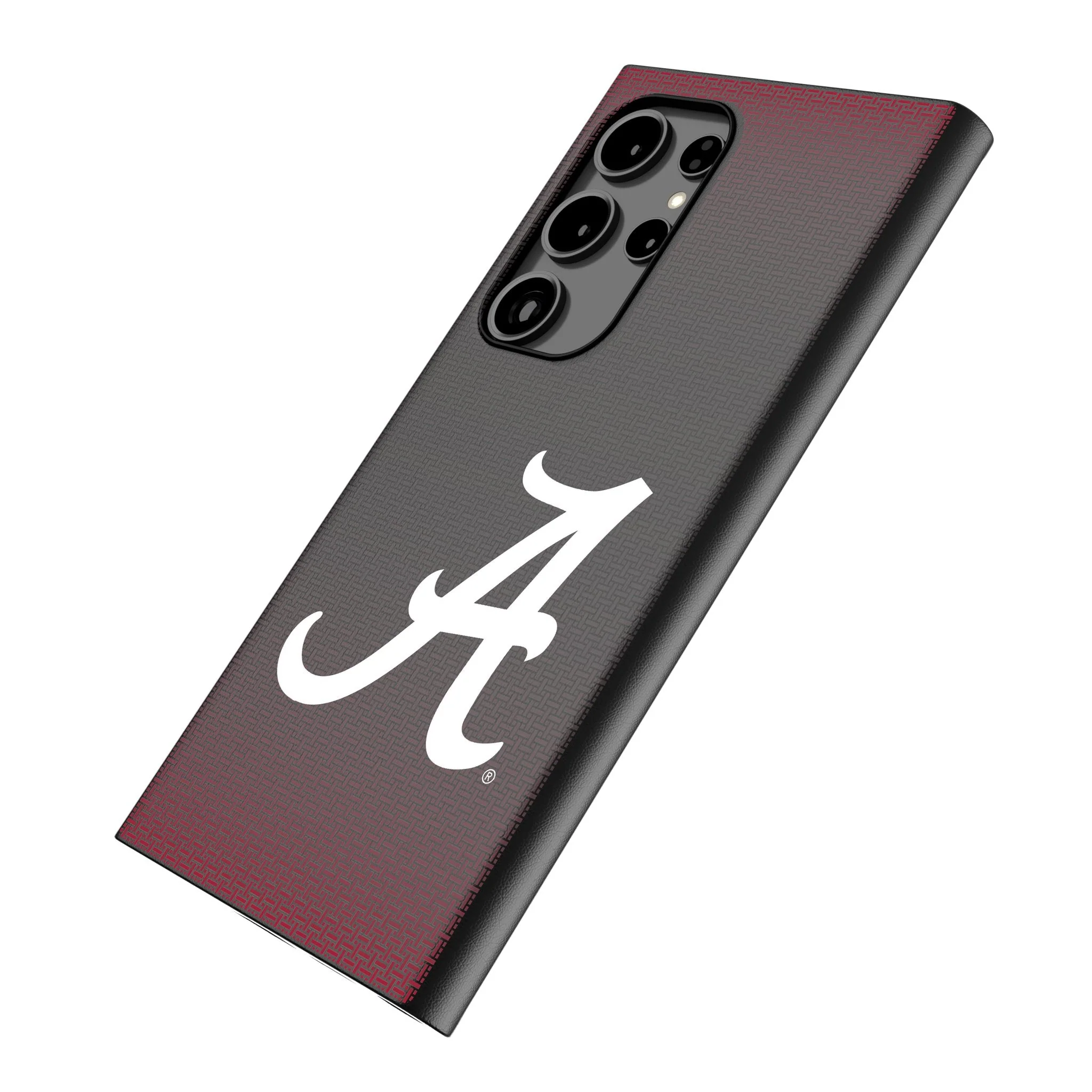 University of Alabama Crimson Tide Script A Linen MagSafe Compatible Phone Case for Samsung Galaxy - Image 2