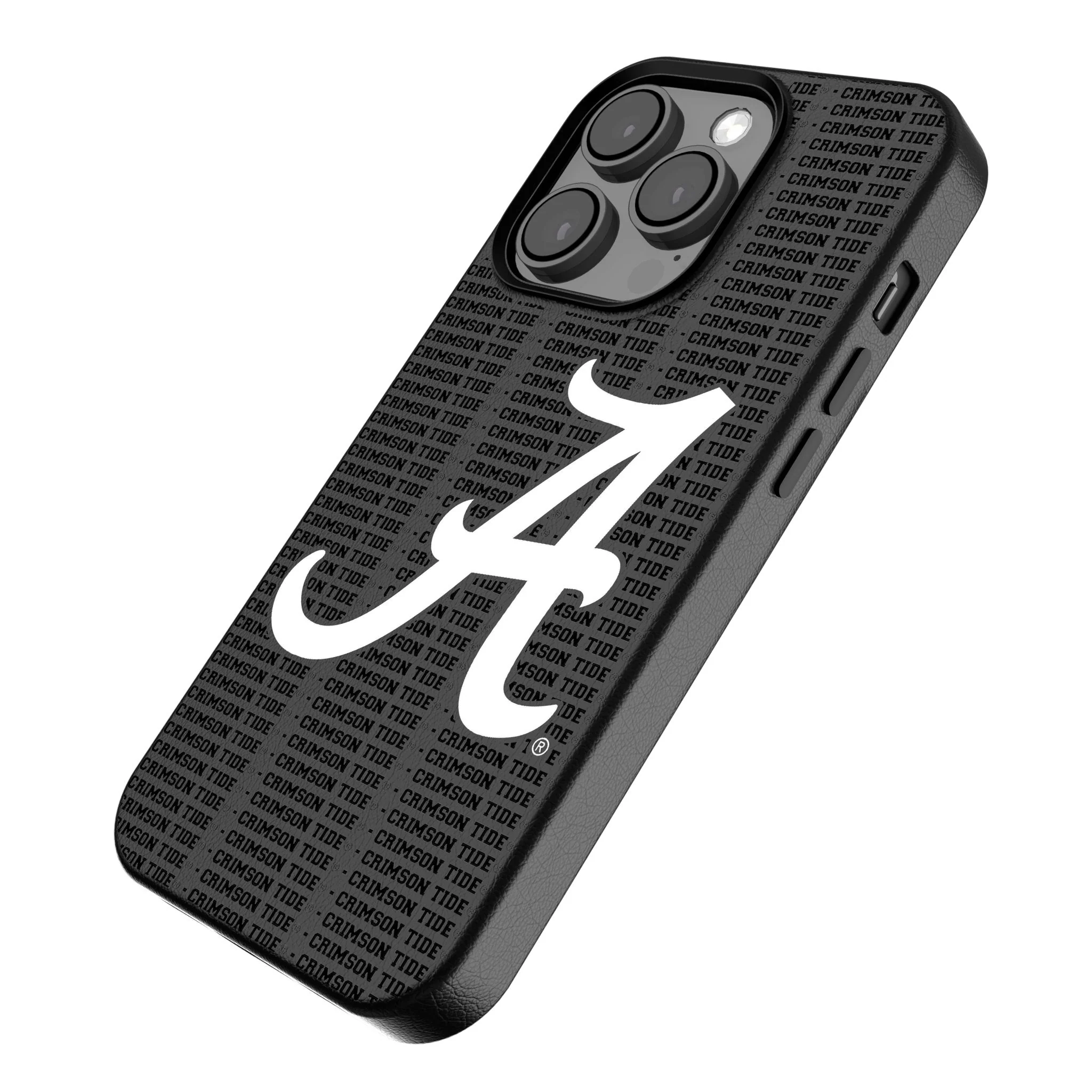 University of Alabama Crimson Tide Script A Text Backdrop MagSafe Compatible Phone Case for Apple iPhone - Image 2