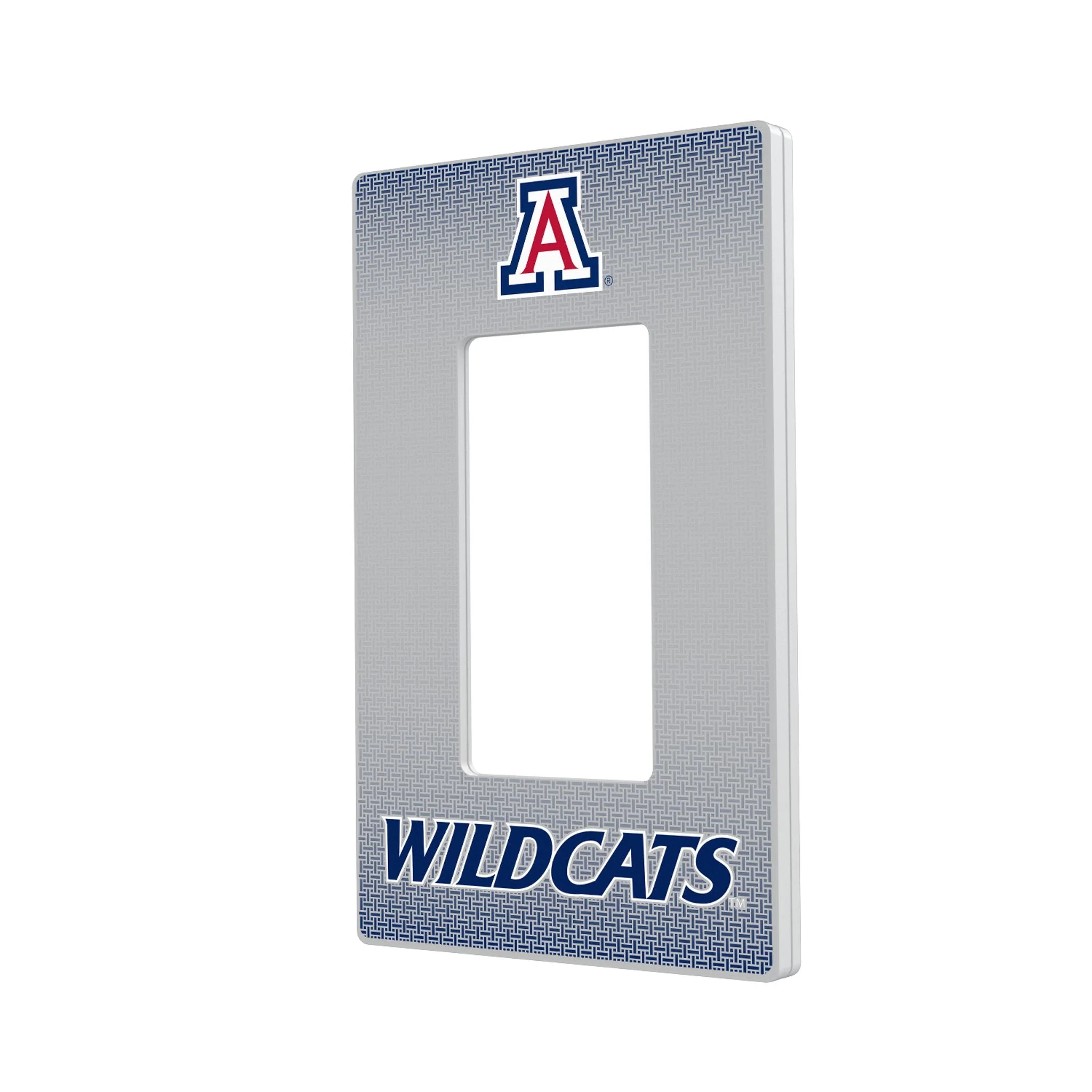 University of Arizona Wildcats Linen Hidden-Screw Light Switch Plate - Image 2