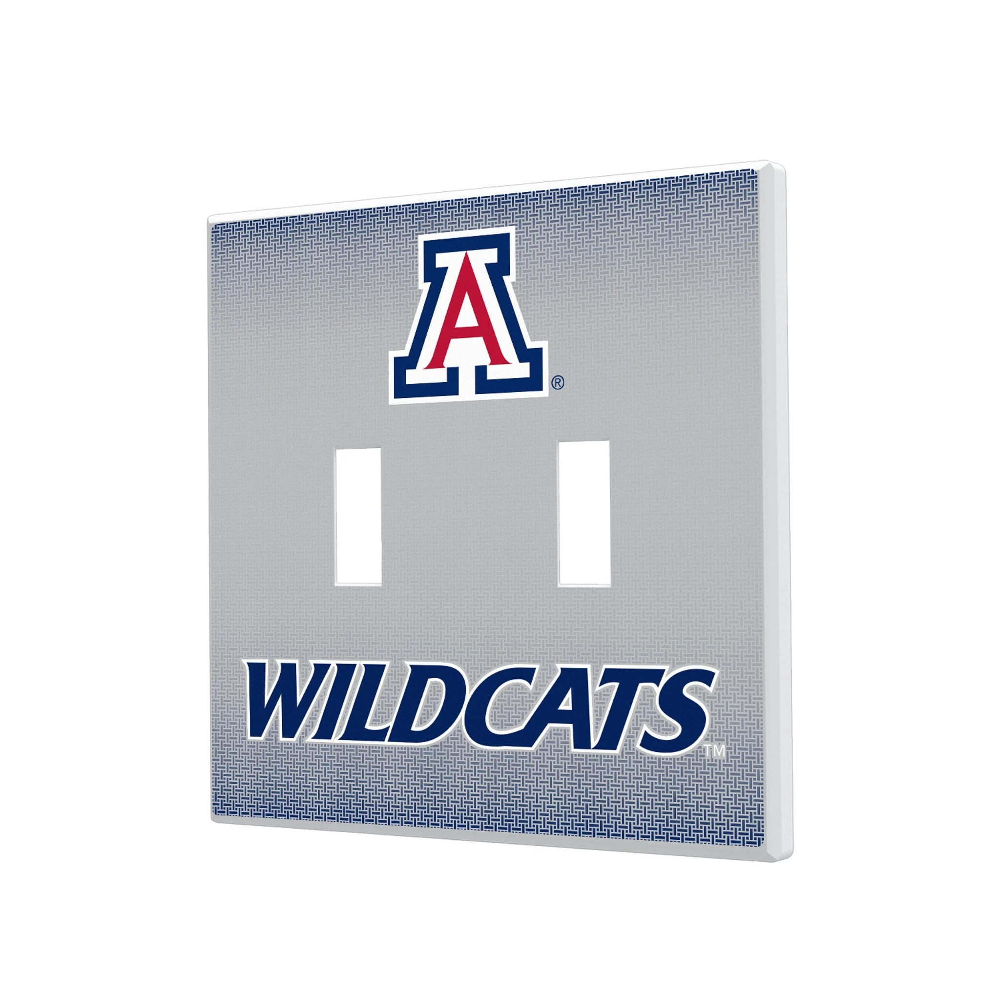 University of Arizona Wildcats Linen Hidden-Screw Light Switch Plate - Image 3
