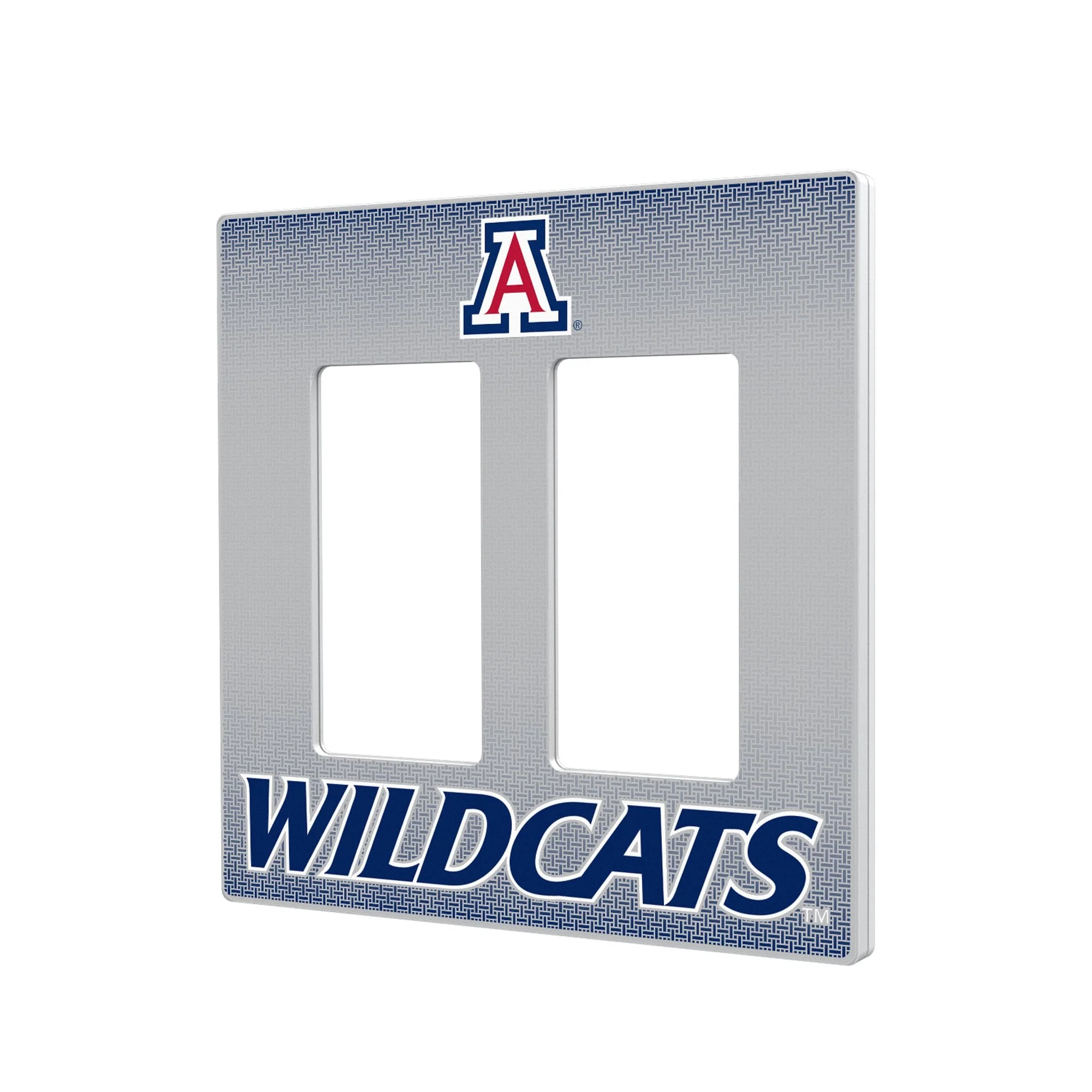 University of Arizona Wildcats Linen Hidden-Screw Light Switch Plate - Image 4