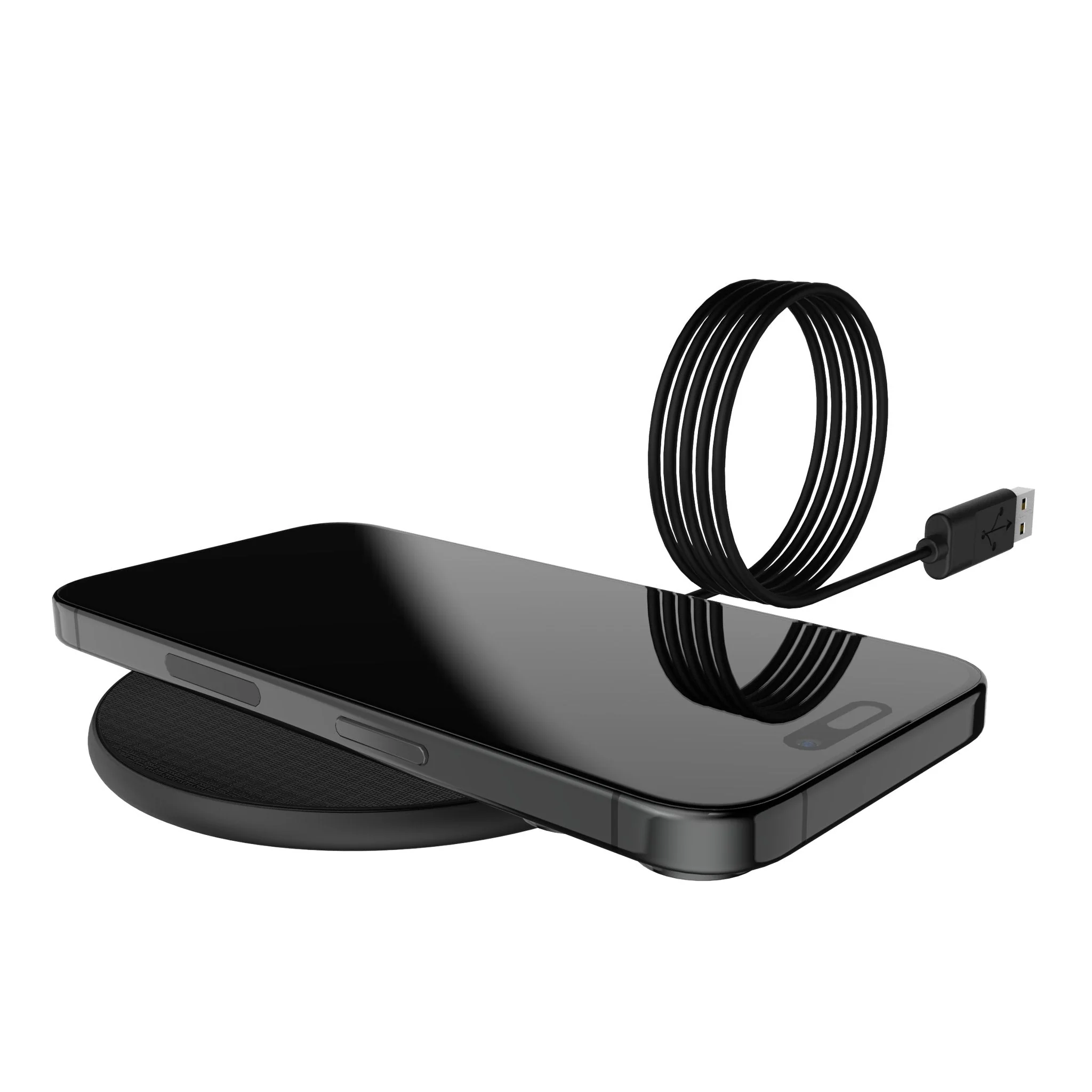 University of Arkansas Fayetteville Razorbacks Linen 15-Watt Wireless Charger - Image 5