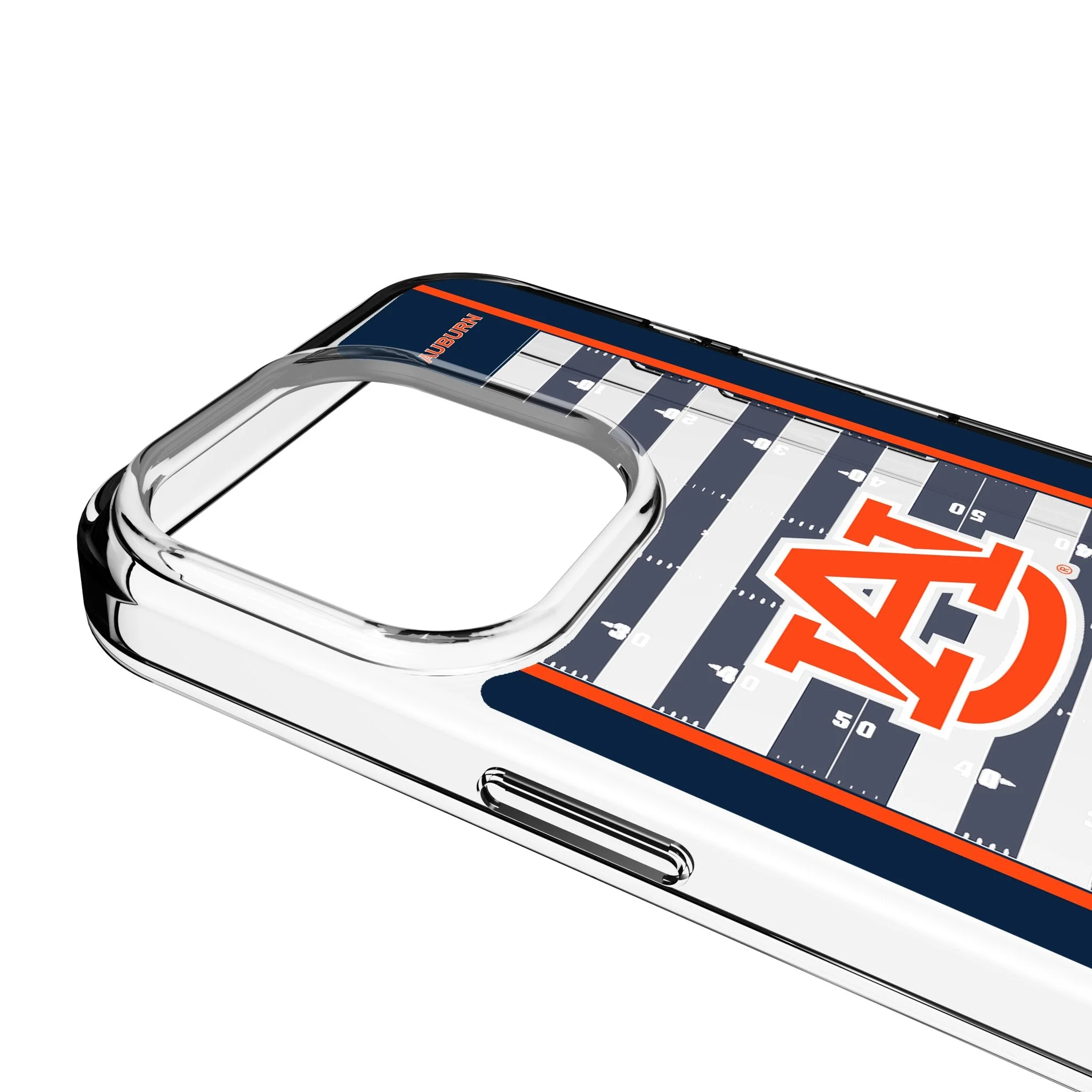 University of Auburn Tigers Field Clear Phone Case for Apple iPhone - Image 3