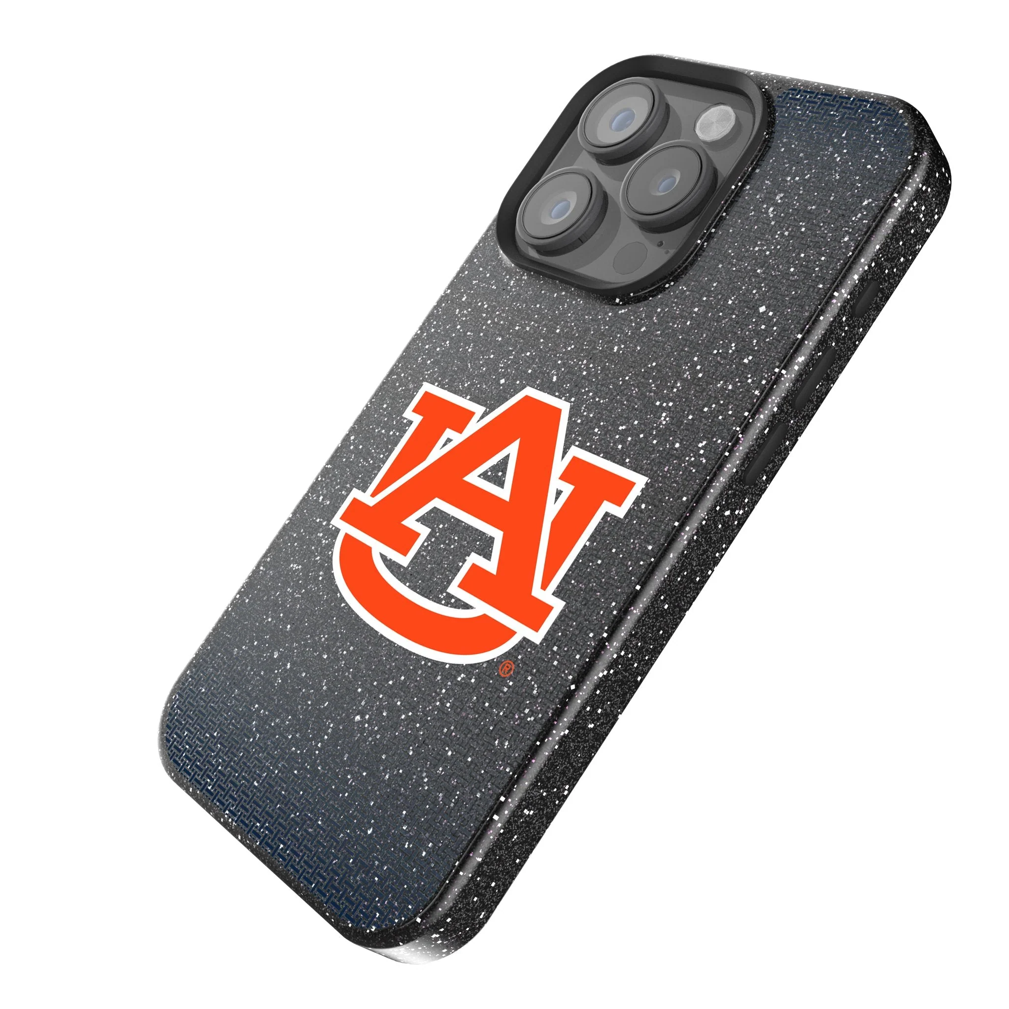 University of Auburn Tigers Linen Bling Phone Case for Apple iPhone - Image 2