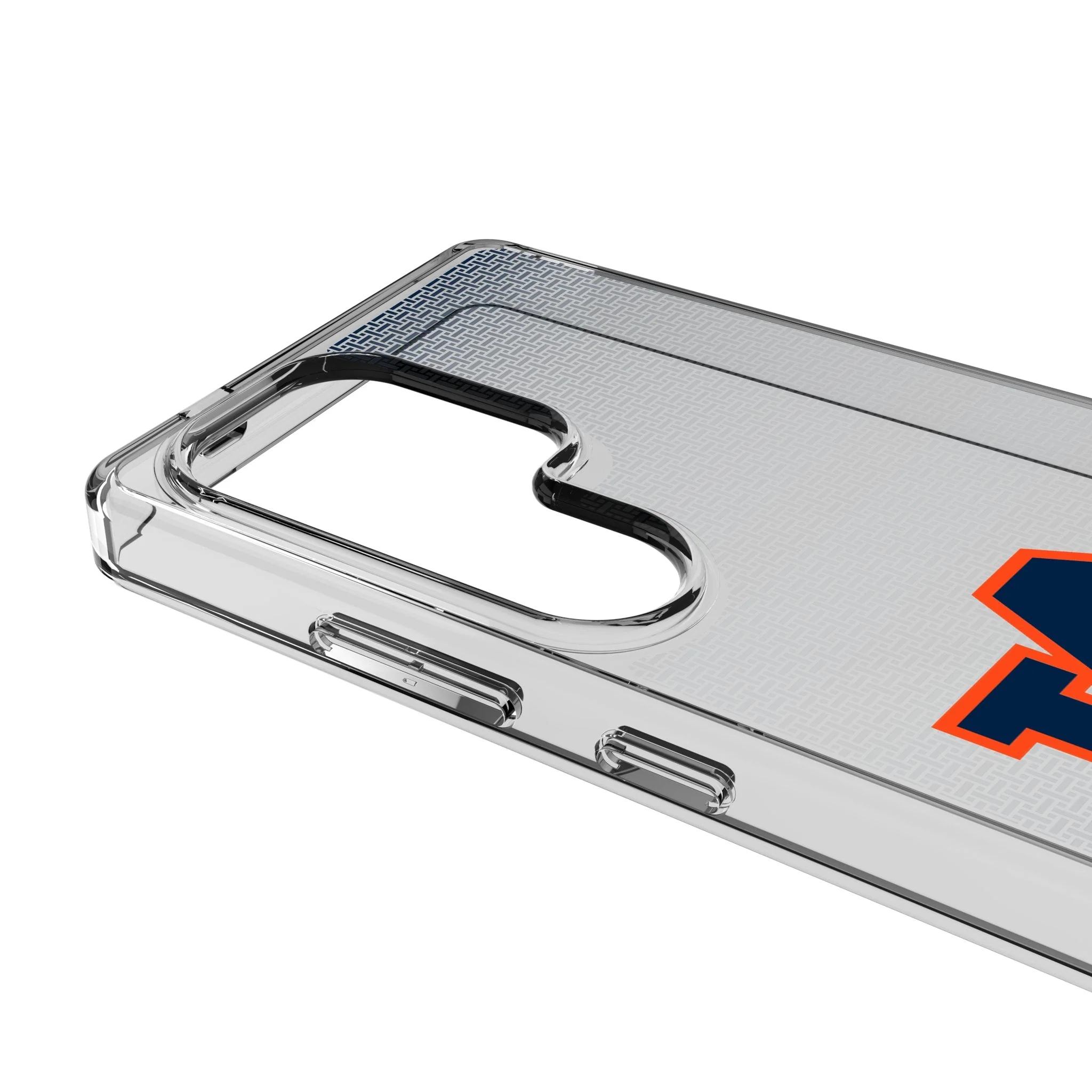 University of Auburn Tigers Linen Clear Phone Case for Samsung Galaxy - Image 3