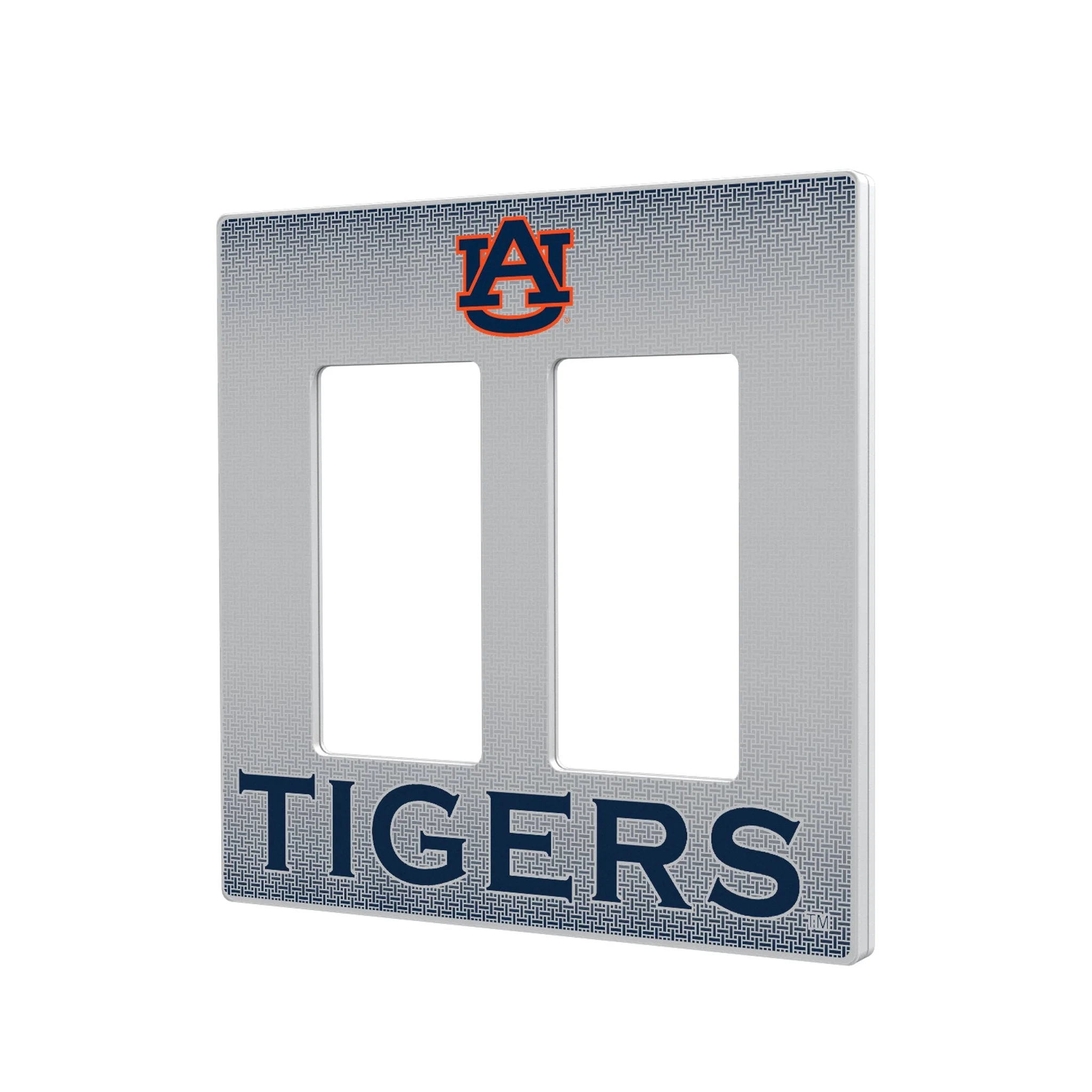 University of Auburn Tigers Linen Hidden-Screw Light Switch Plate - Image 4