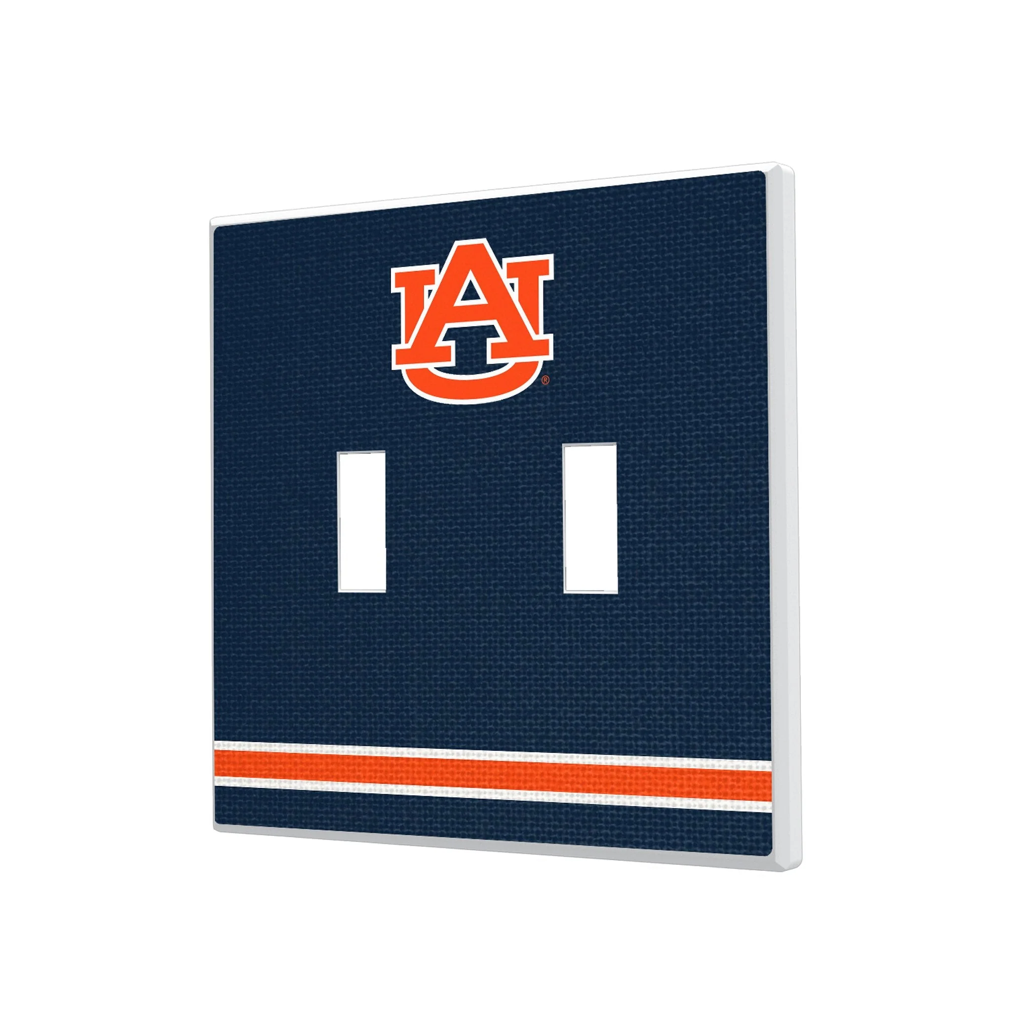 University of Auburn Tigers Stripe Hidden-Screw Light Switch Plate - Image 3