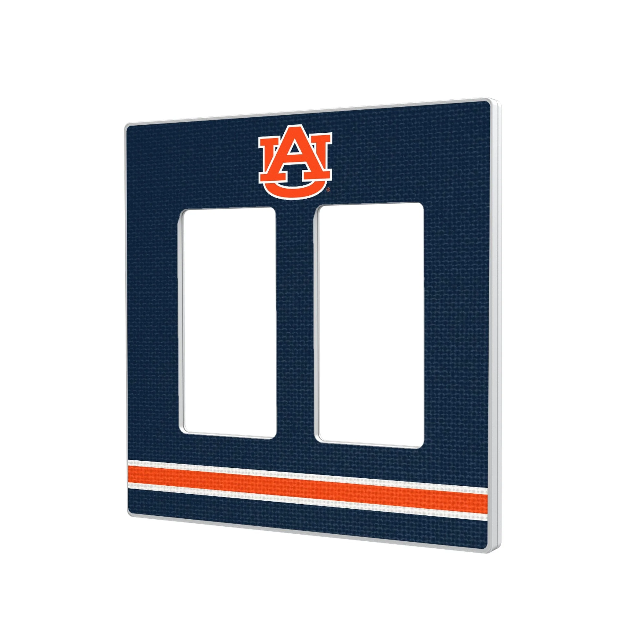 University of Auburn Tigers Stripe Hidden-Screw Light Switch Plate - Image 4