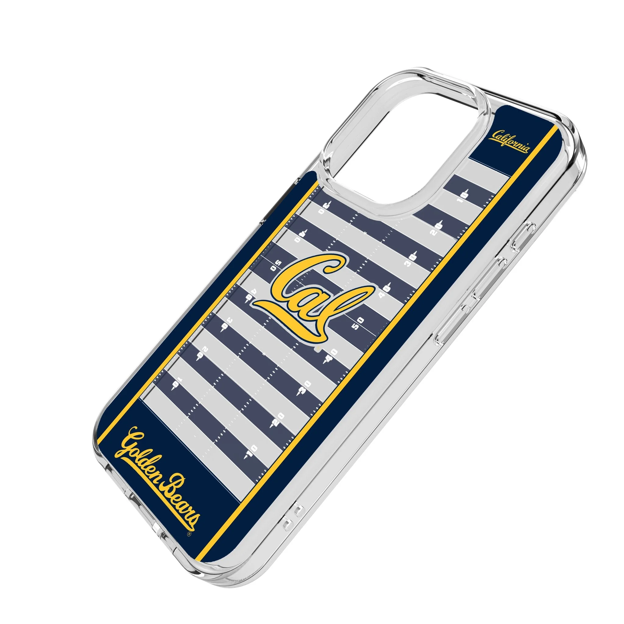 University of California Berkeley Golden Bears Field Clear Phone Case for Apple iPhone - Image 2