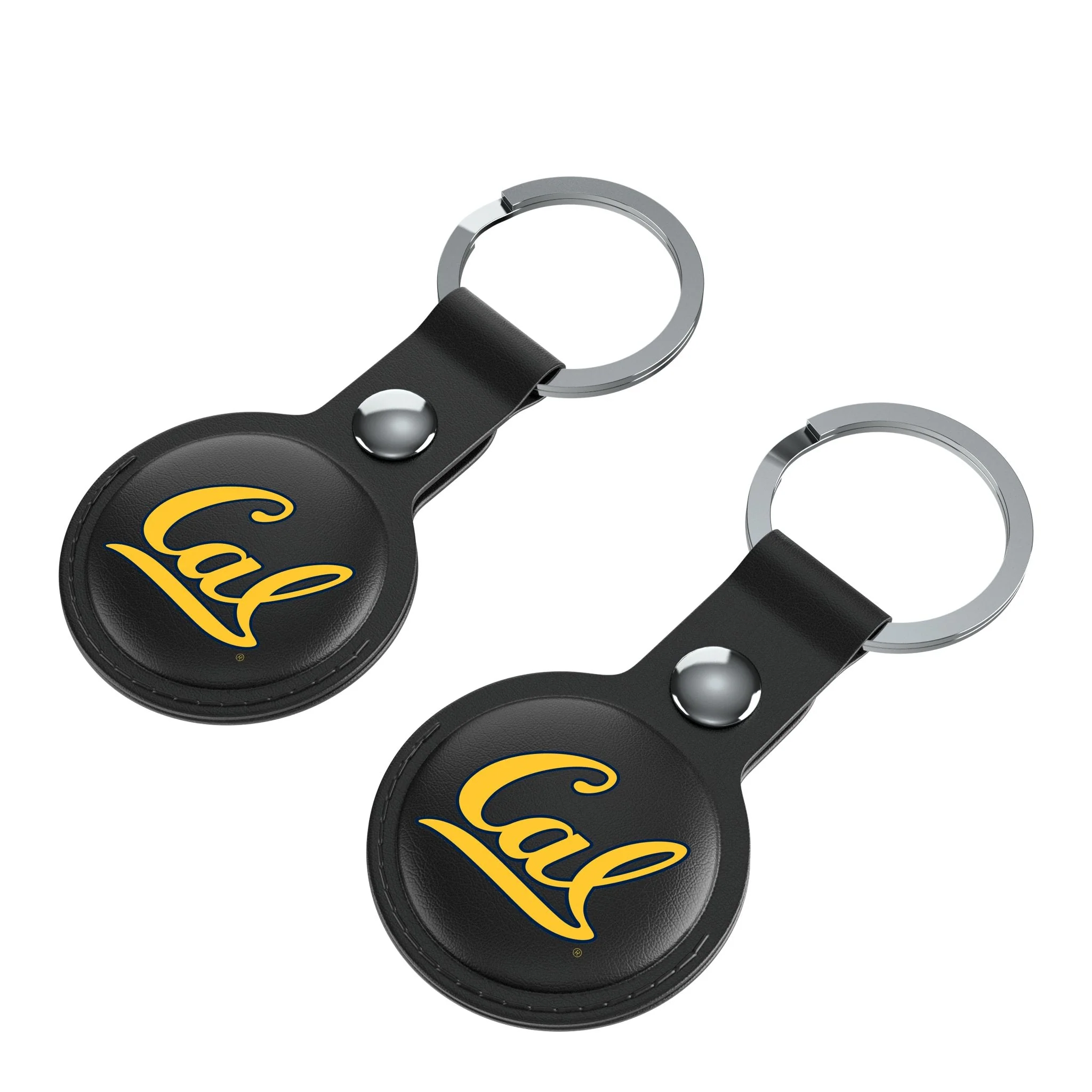 University of California Berkeley Golden Bears Insignia Black Airtag Holder 2-Pack - Image 3