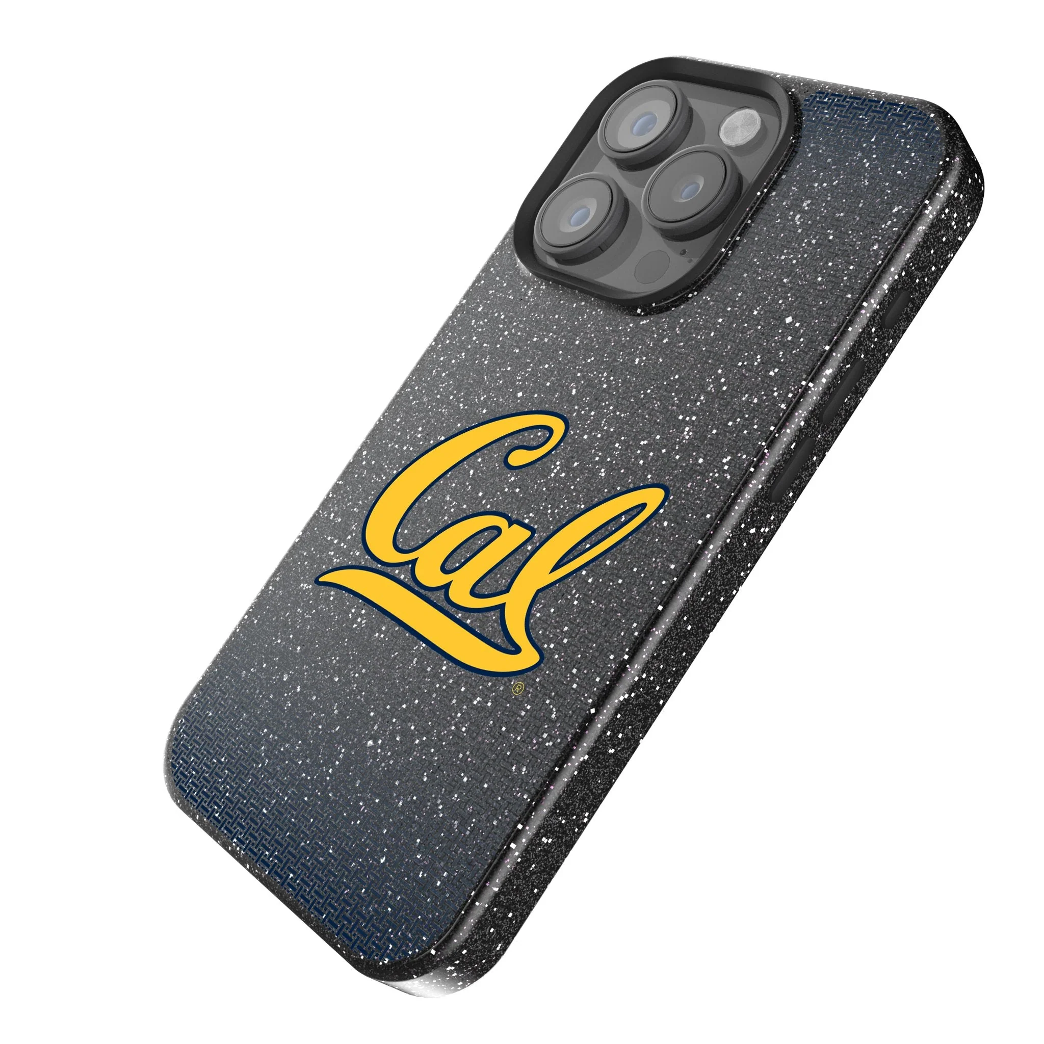 University of California Berkeley Golden Bears Linen Bling Phone Case for Apple iPhone - Image 2