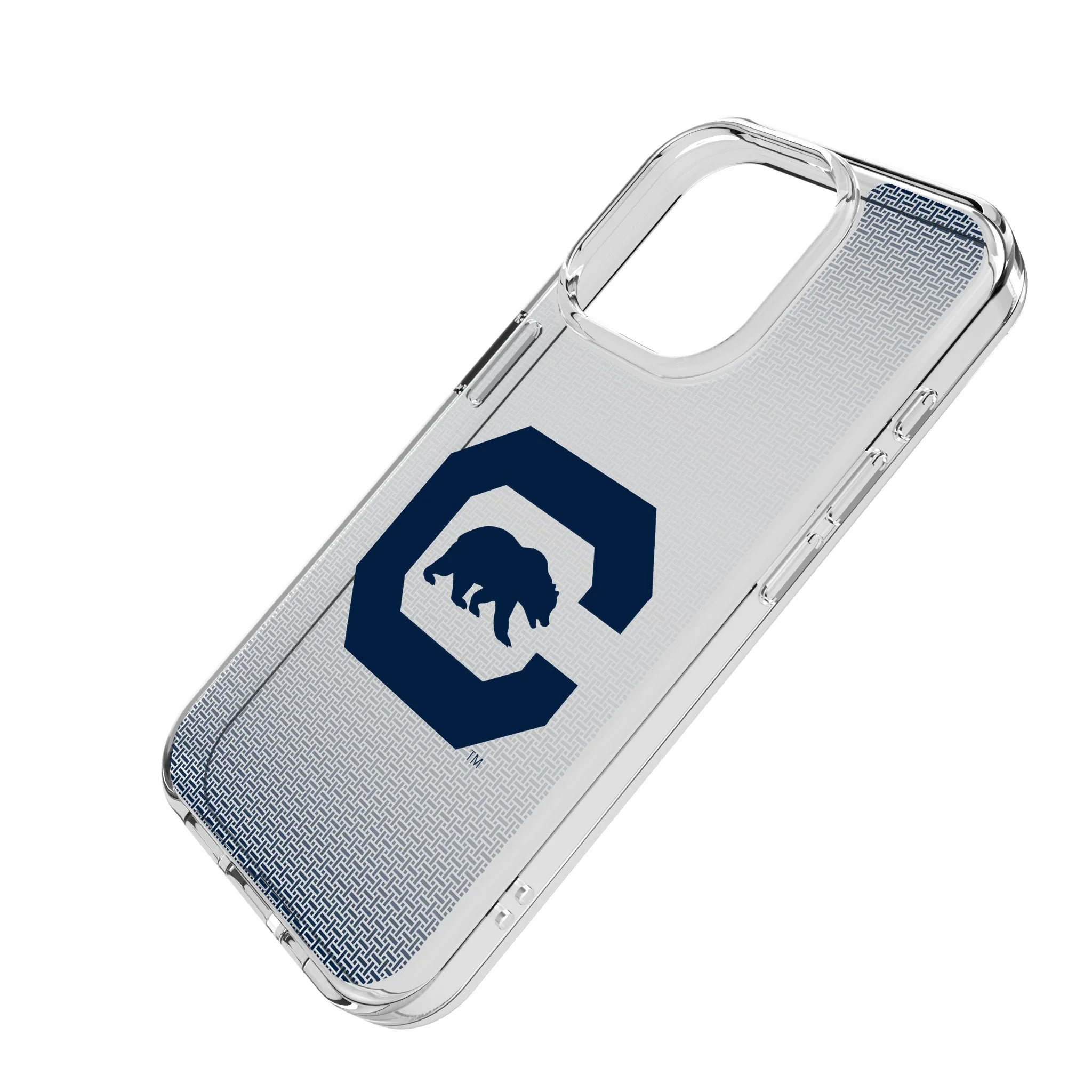 University of California Berkeley Golden Bears Linen Clear Phone Case for Apple iPhone - Image 2