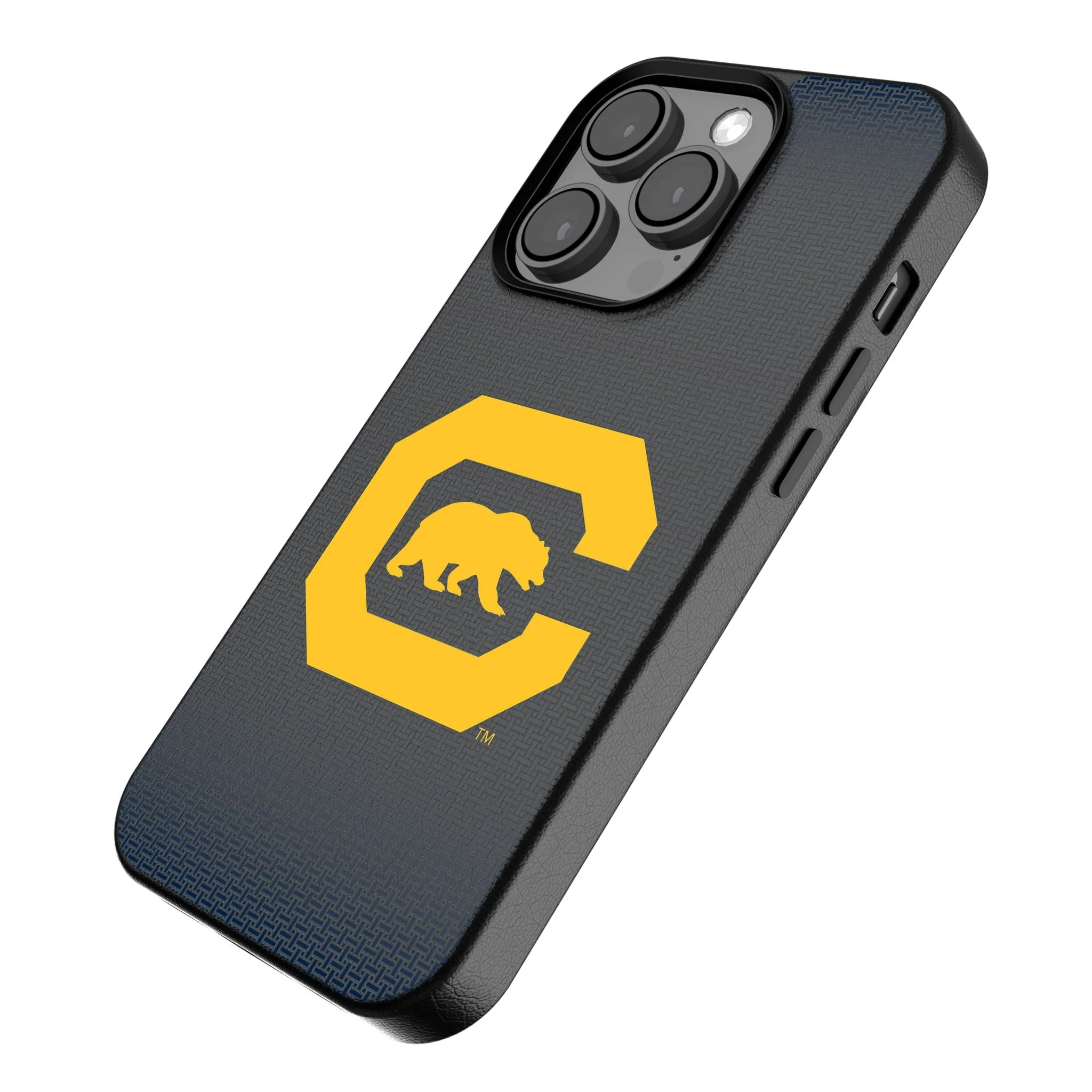 University of California Berkeley Golden Bears Linen MagSafe Compatible Phone Case for Apple iPhone - Image 2