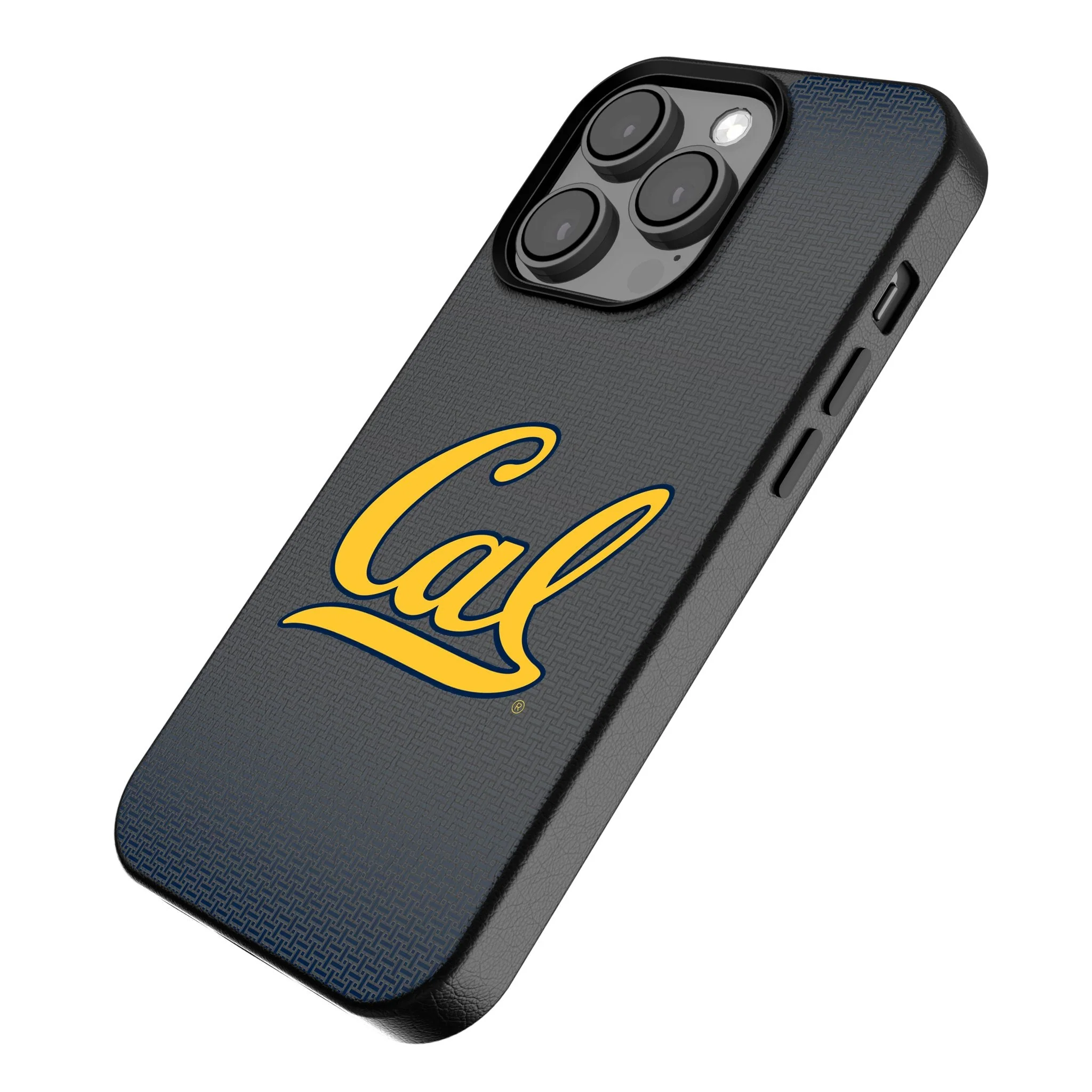 University of California Berkeley Golden Bears Linen MagSafe Compatible Phone Case for Apple iPhone - Image 2