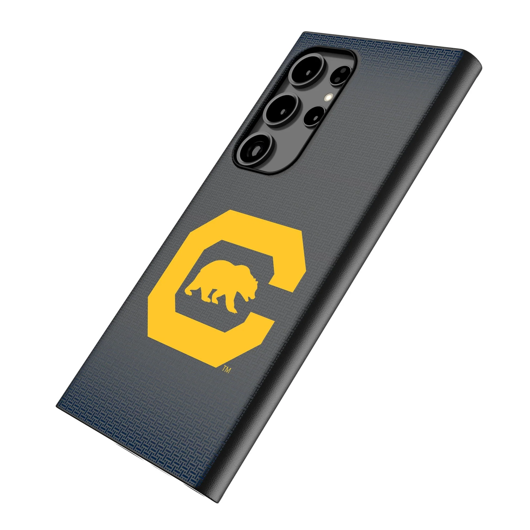 University of California Berkeley Golden Bears Linen MagSafe Compatible Phone Case for Samsung Galaxy - Image 2
