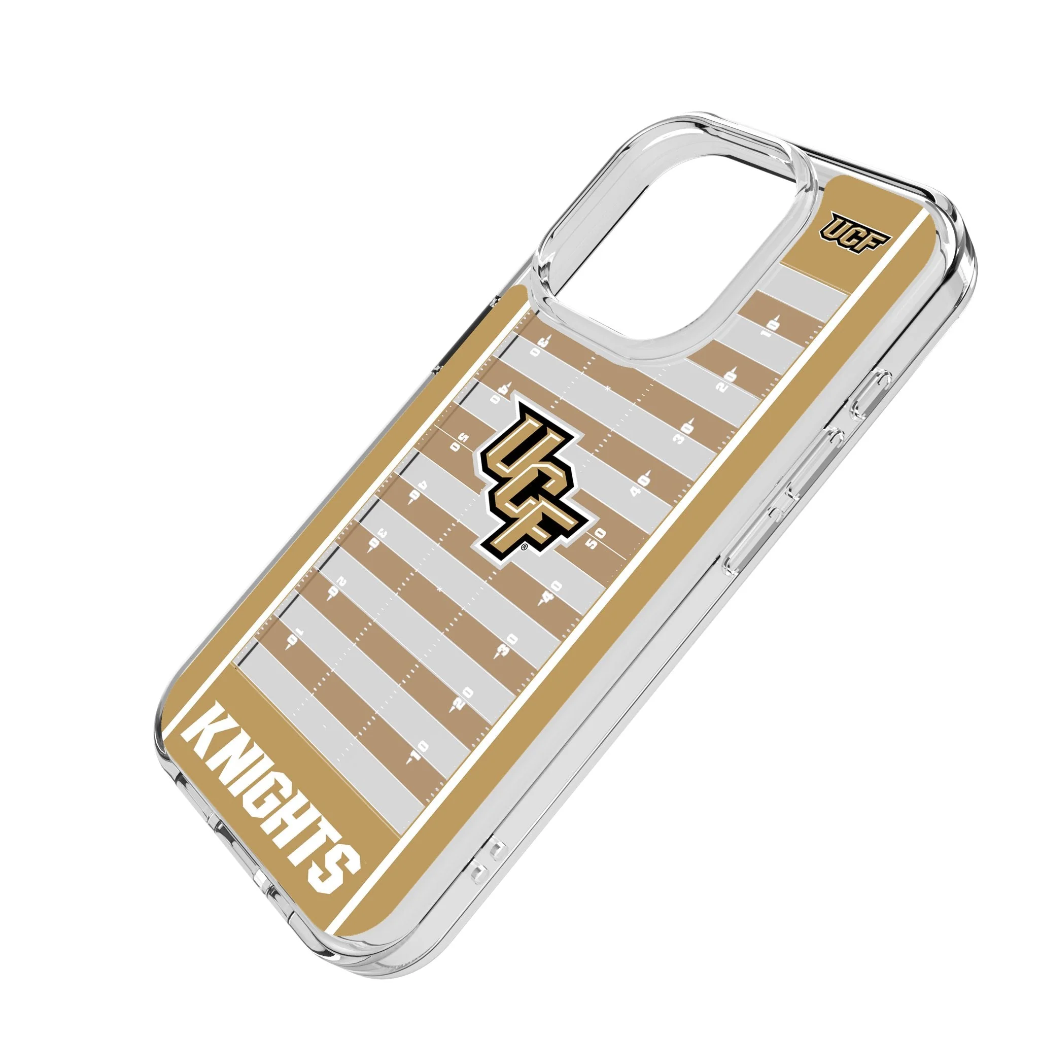 University of Central Florida Golden Knights Field Clear Phone Case for Apple iPhone - Image 2