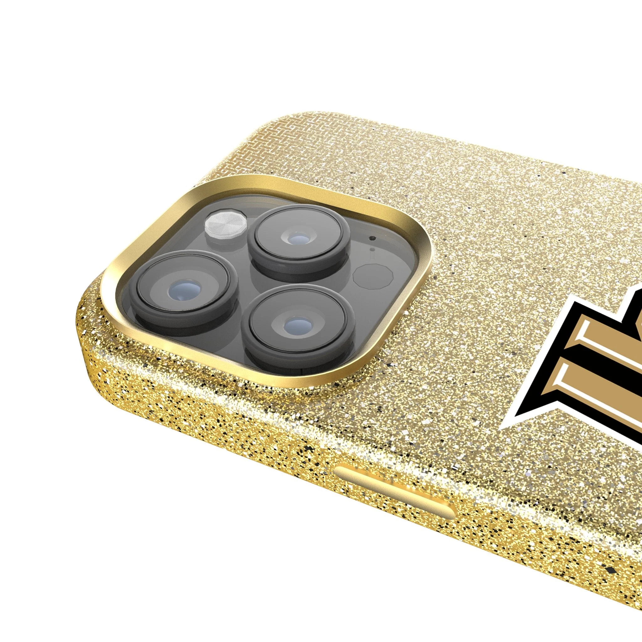 University of Central Florida Golden Knights Linen Bling Phone Case for Apple iPhone - Image 4