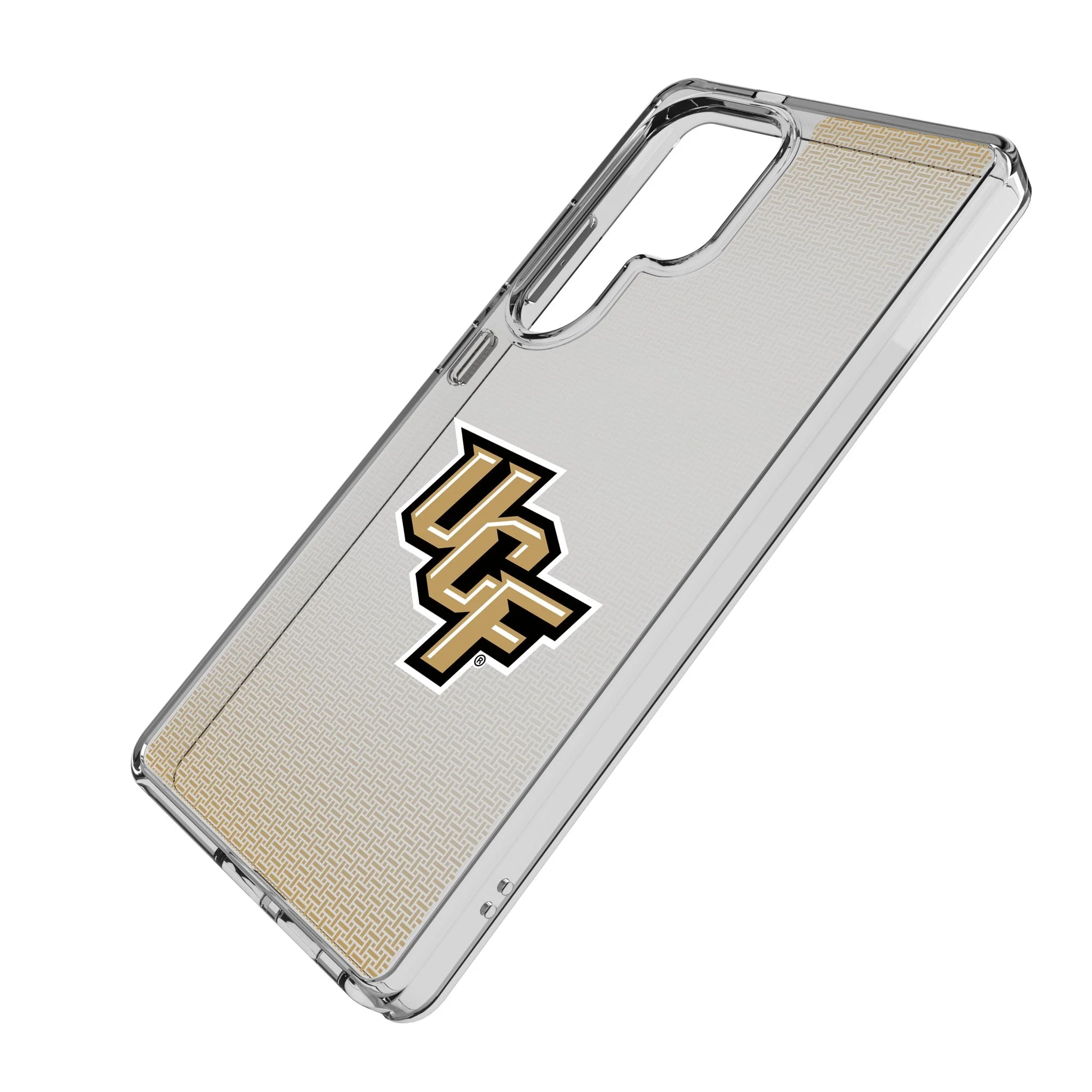 University of Central Florida Golden Knights Linen Clear Phone Case for Samsung Galaxy - Image 2