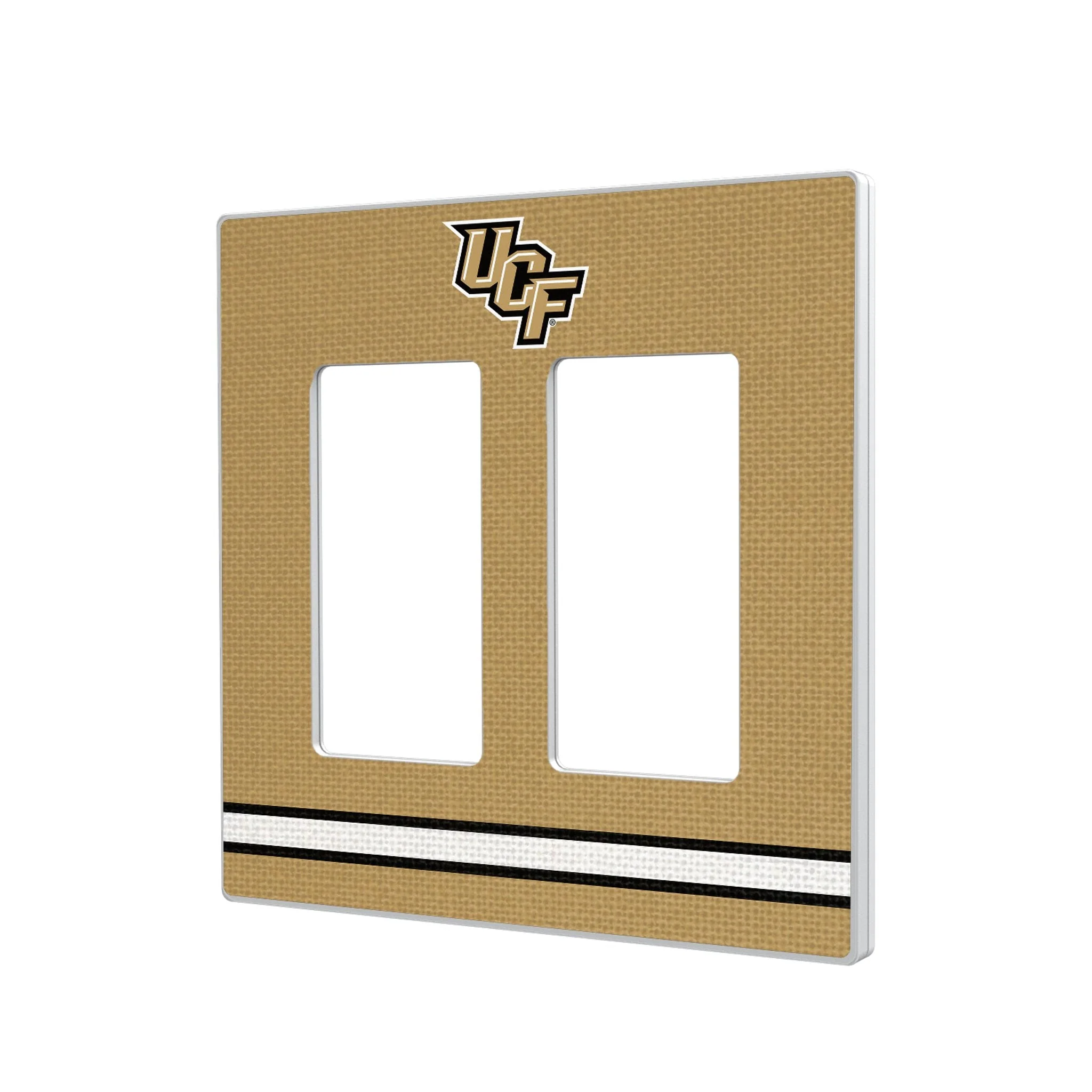 University of Central Florida Golden Knights Stripe Hidden-Screw Light Switch Plate - Image 4