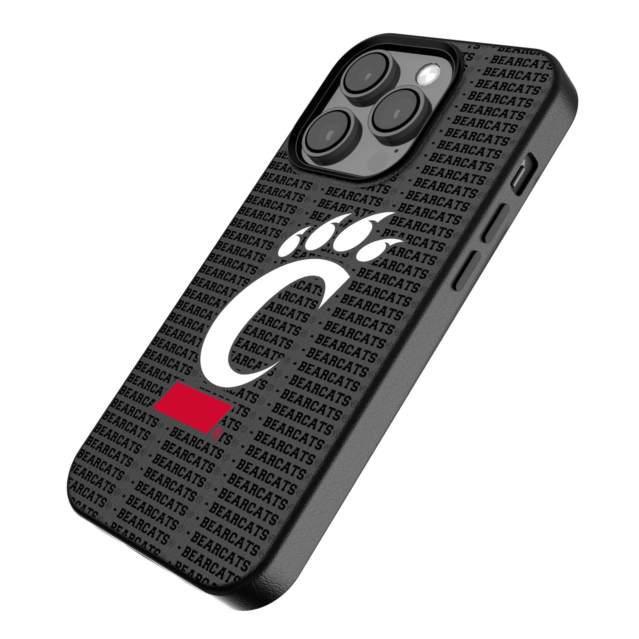 University of Cincinnati Bearcats Text Backdrop MagSafe Compatible Phone Case for Apple iPhone - Image 2
