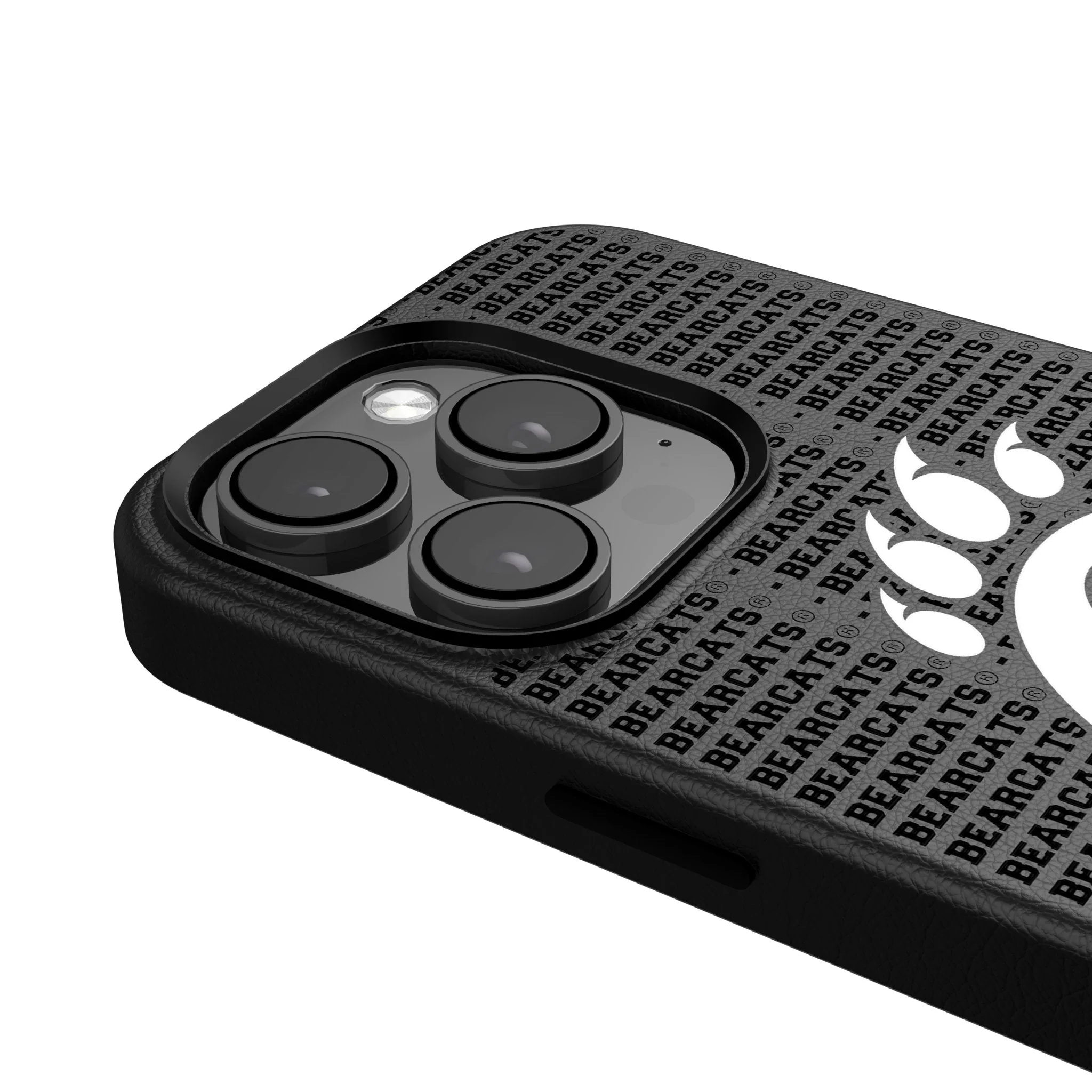 University of Cincinnati Bearcats Text Backdrop MagSafe Compatible Phone Case for Apple iPhone - Image 4