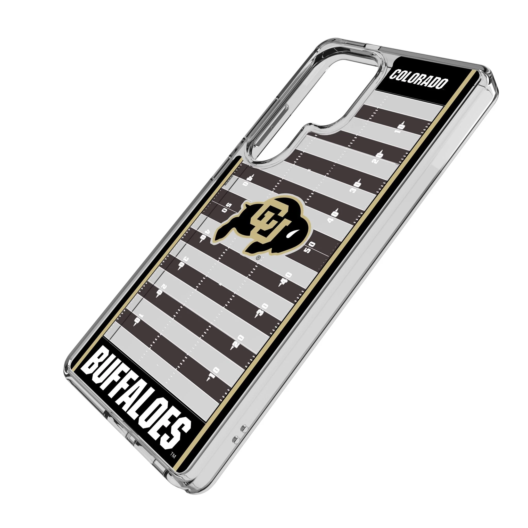 University of Colorado Buffaloes Field Clear Phone Case for Samsung Galaxy - Image 2