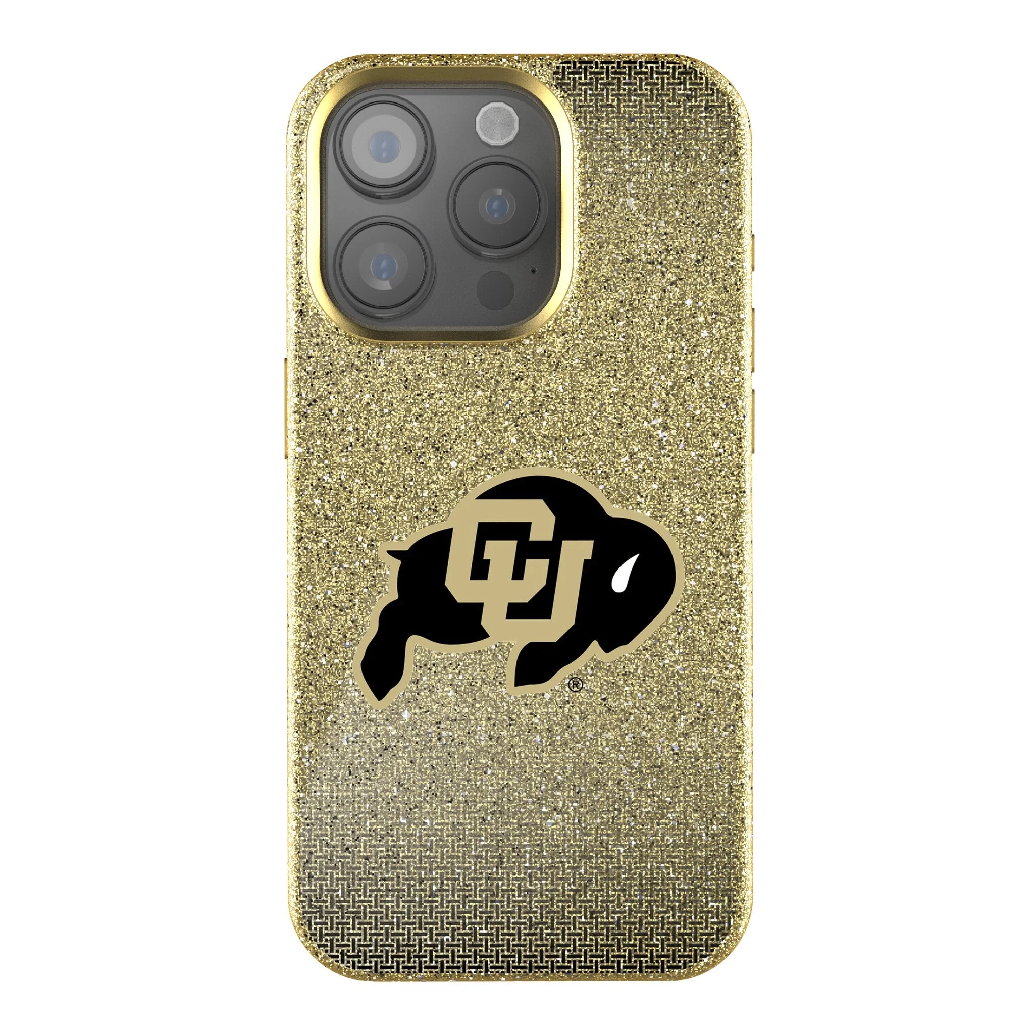 University of Colorado Buffaloes Linen Bling Phone Case for Apple iPhone
