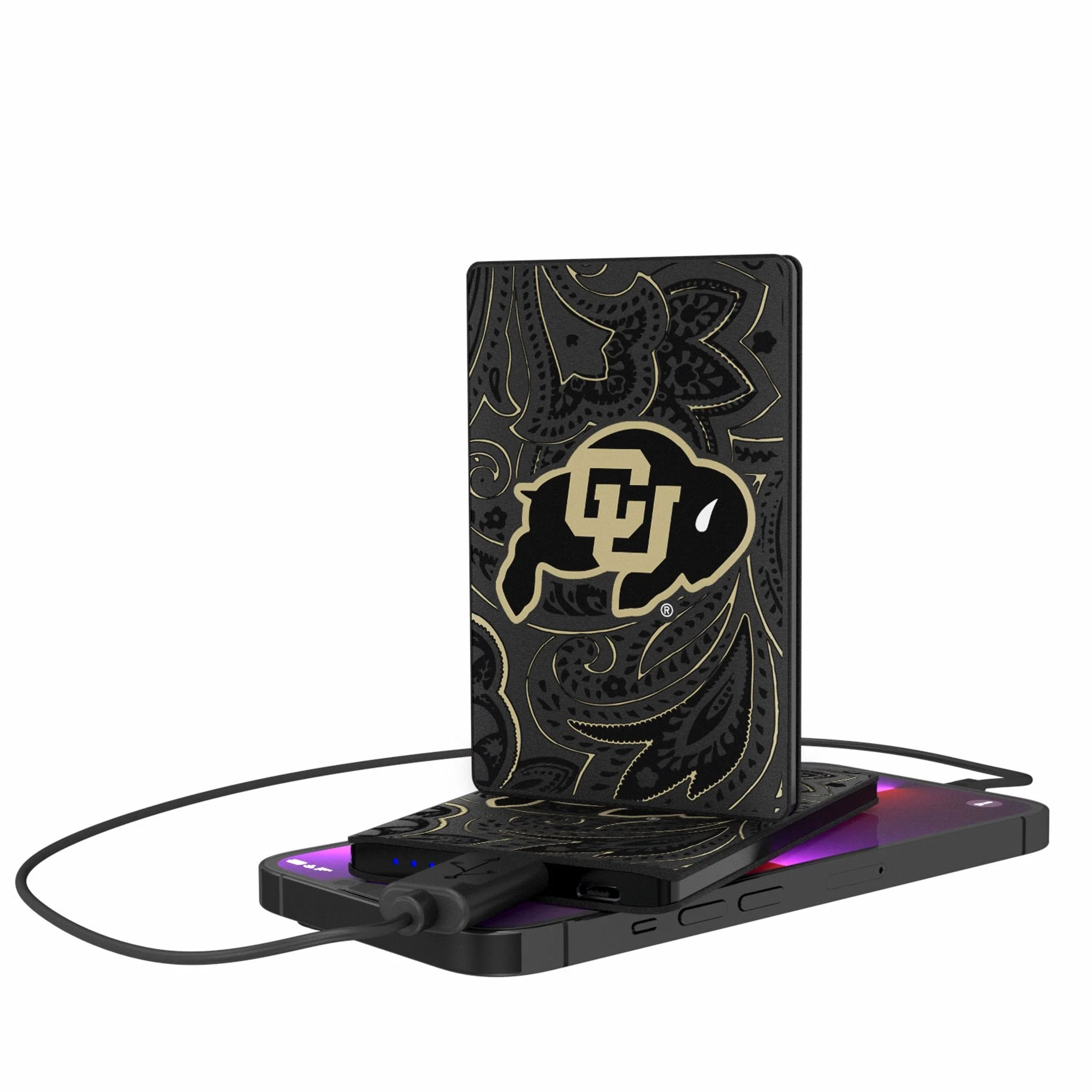 University of Colorado Buffaloes Paisley 2500mAh Credit Card Powerbank
