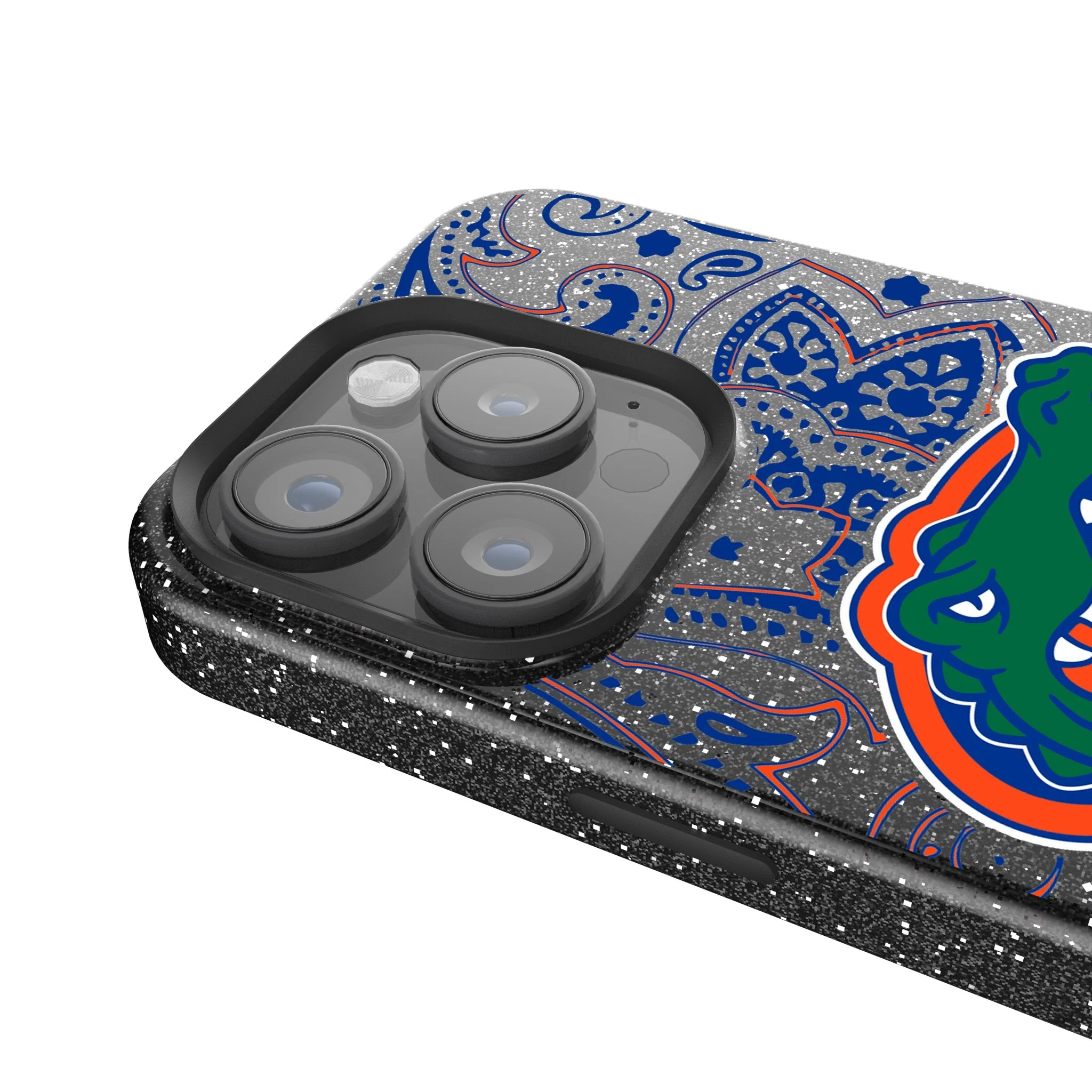 University of Florida Gators Paisley Bling Phone Case - Image 4