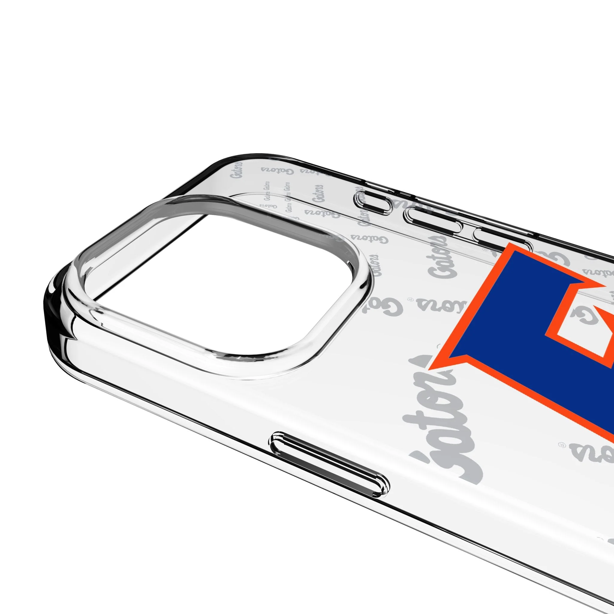 University of Florida Gators Quadtile Clear Phone Case for Apple iPhone - Image 3