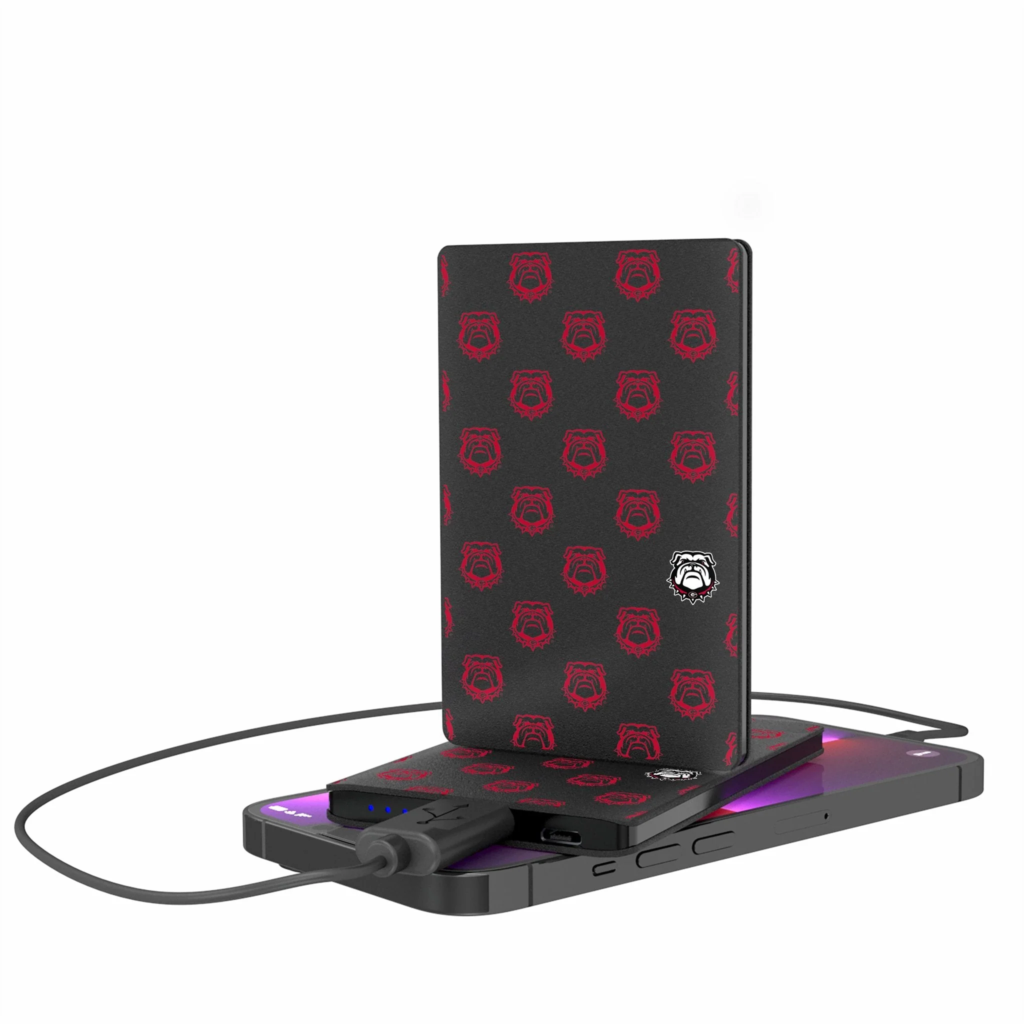 University of Georgia Bulldogs Uga Fashion Pattern 2500mAh Credit Card Powerbank