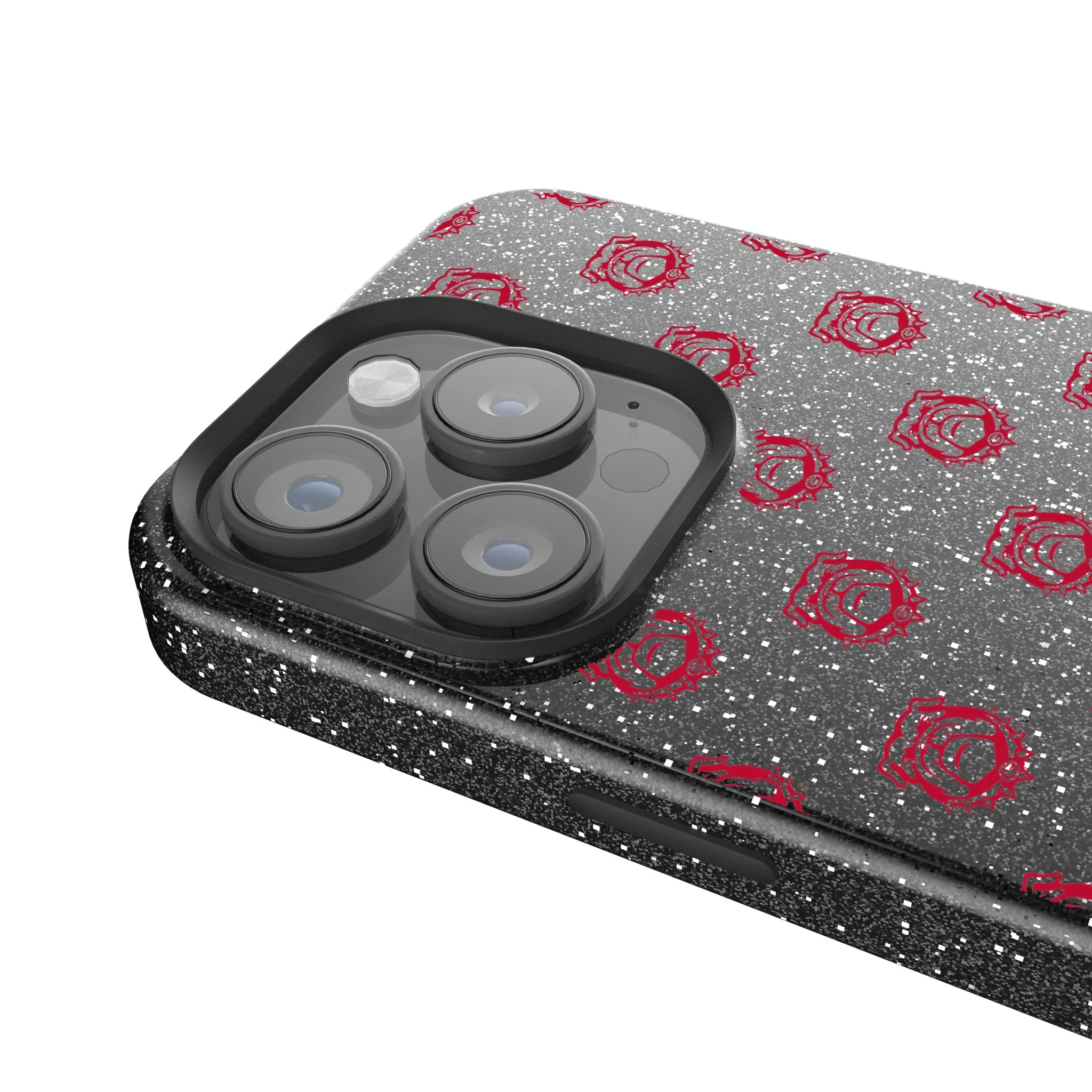 University of Georgia Bulldogs Uga Fashion Pattern Bling Phone Case for Apple iPhone - Image 4