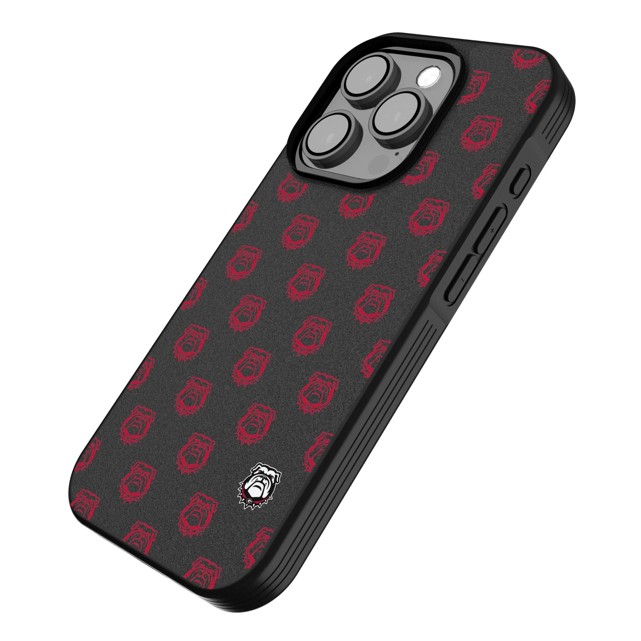 University of Georgia Bulldogs Uga Fashion Pattern Bump Phone Case for Apple iPhone - Image 2