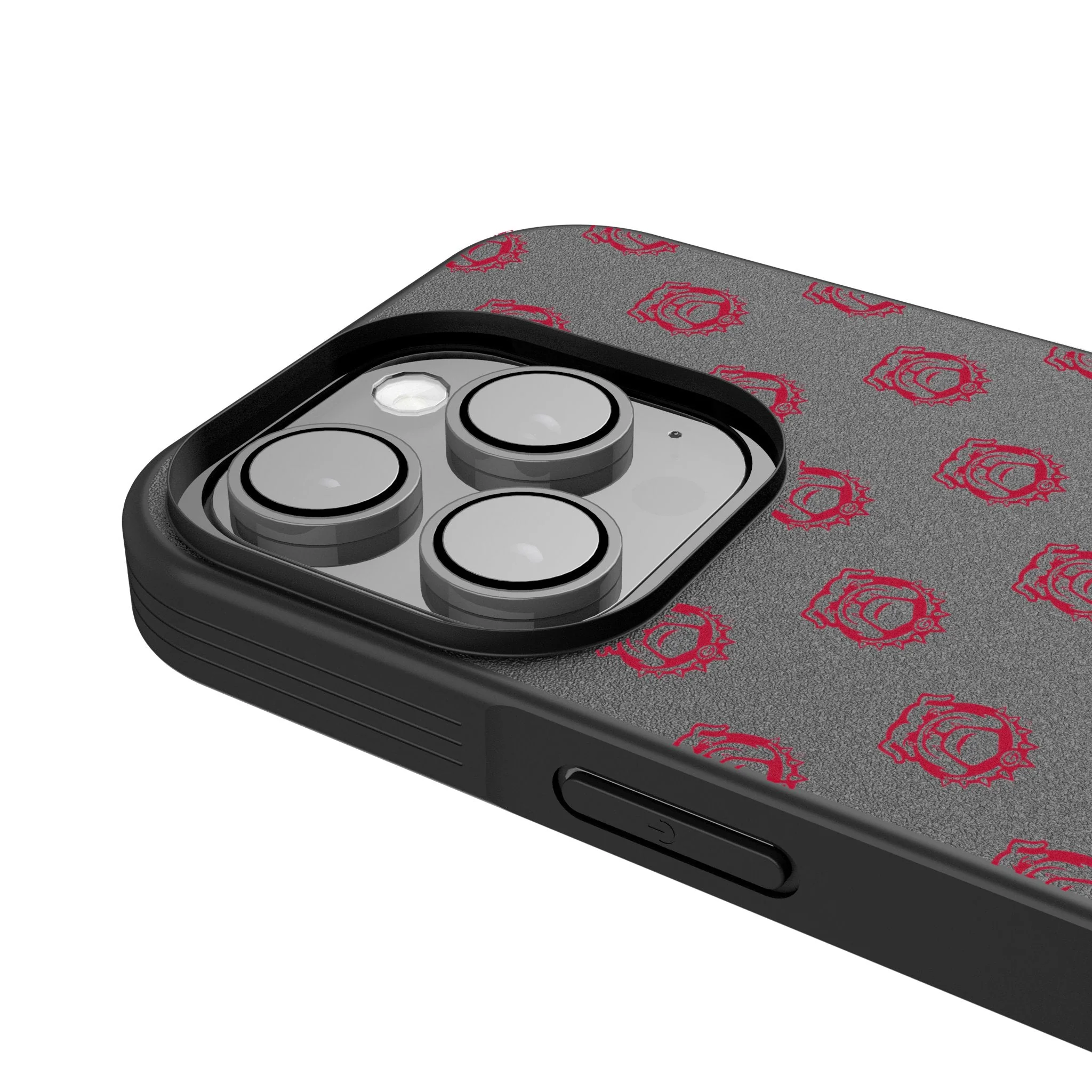 University of Georgia Bulldogs Uga Fashion Pattern Bump Phone Case for Apple iPhone - Image 4