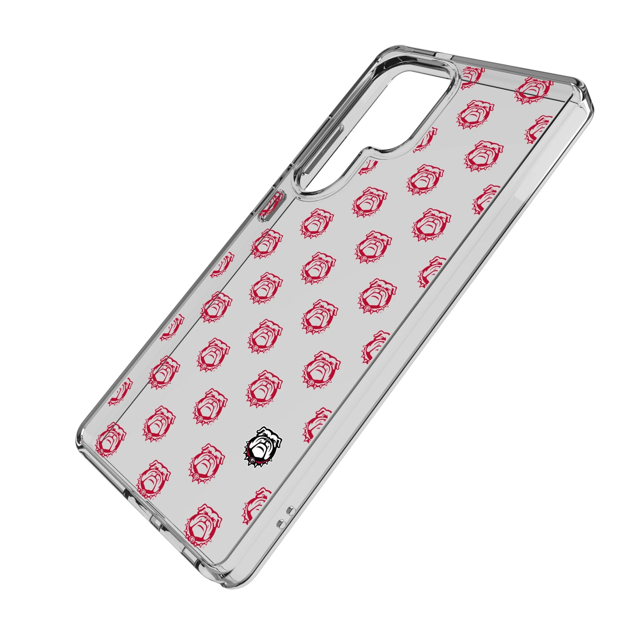 University of Georgia Bulldogs Uga Fashion Pattern Clear Phone Case for Samsung Galaxy - Image 2