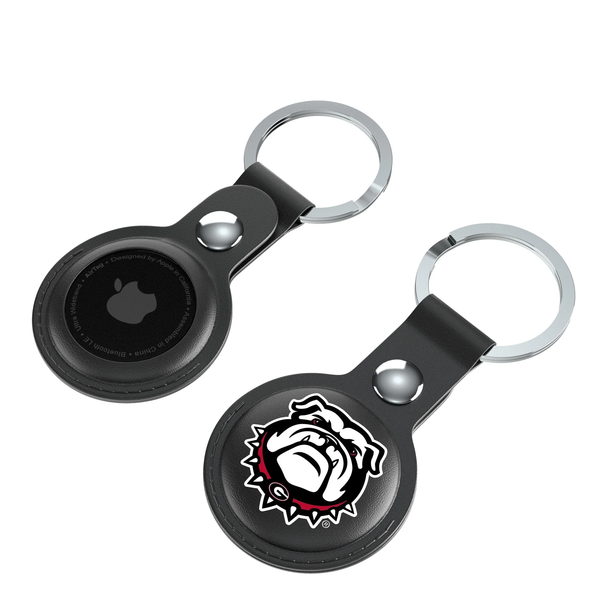 University of Georgia Bulldogs Uga Insignia Black Airtag Holder 2-Pack - Image 4