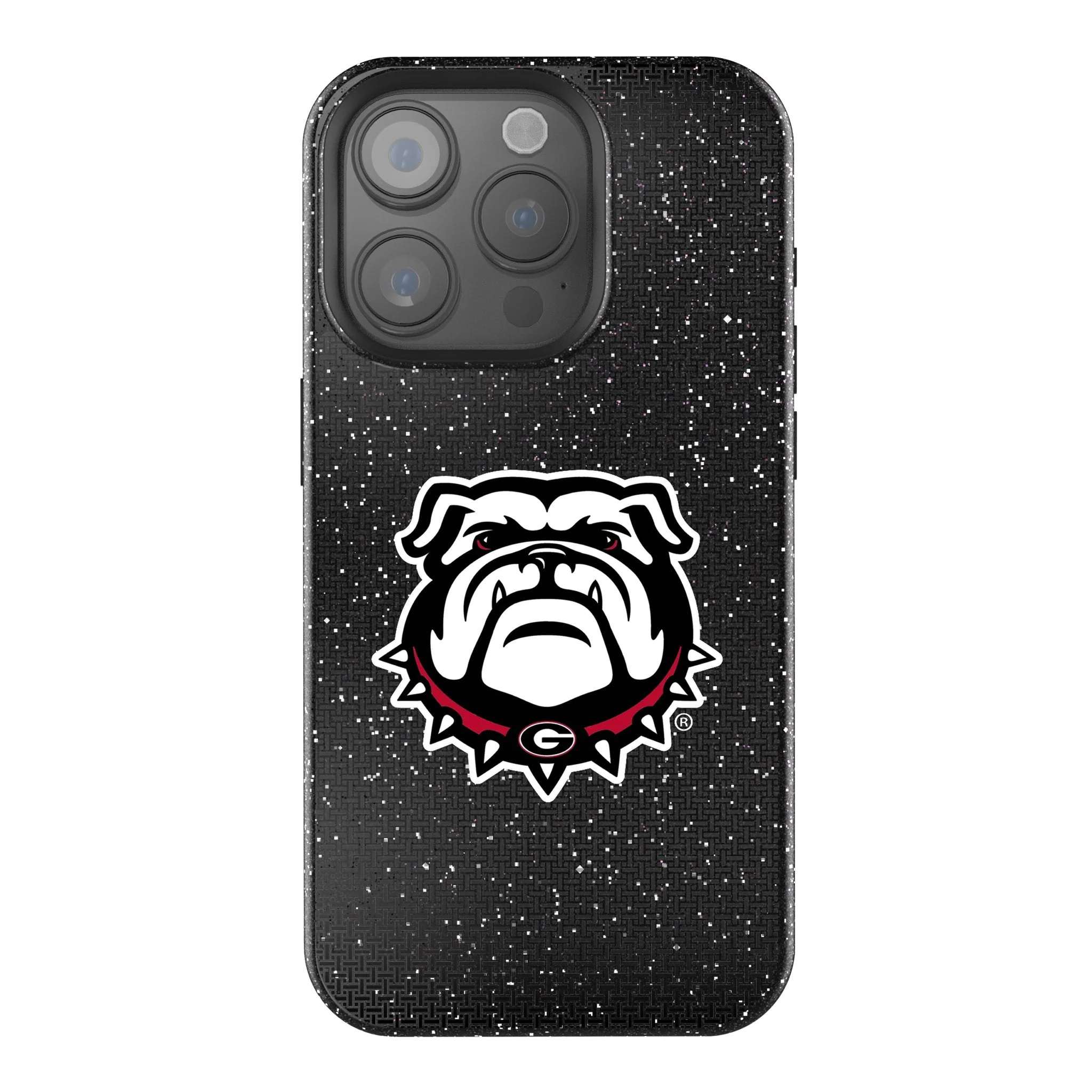 University of Georgia Bulldogs Uga Linen Bling Phone Case for Apple iPhone