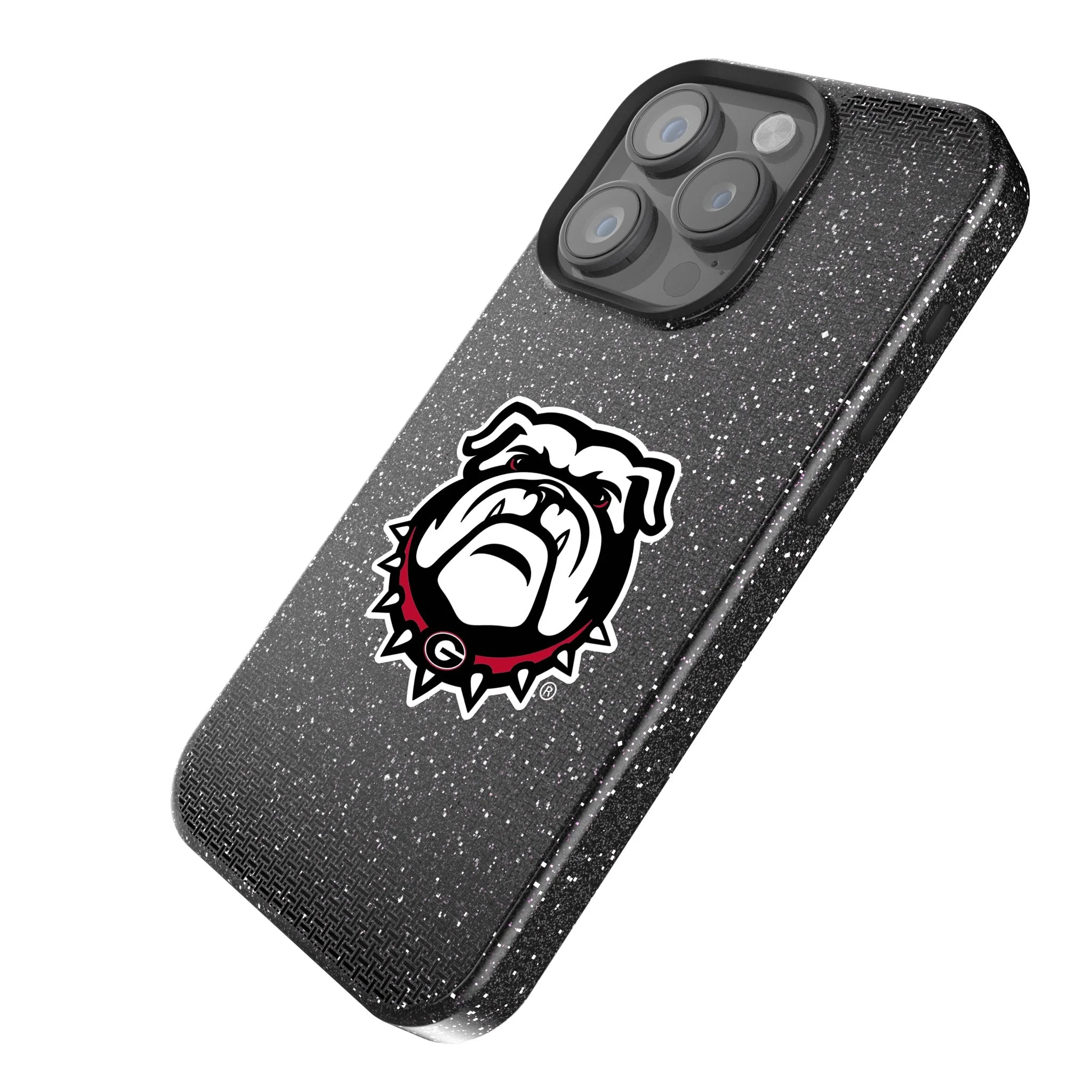 University of Georgia Bulldogs Uga Linen Bling Phone Case for Apple iPhone - Image 2