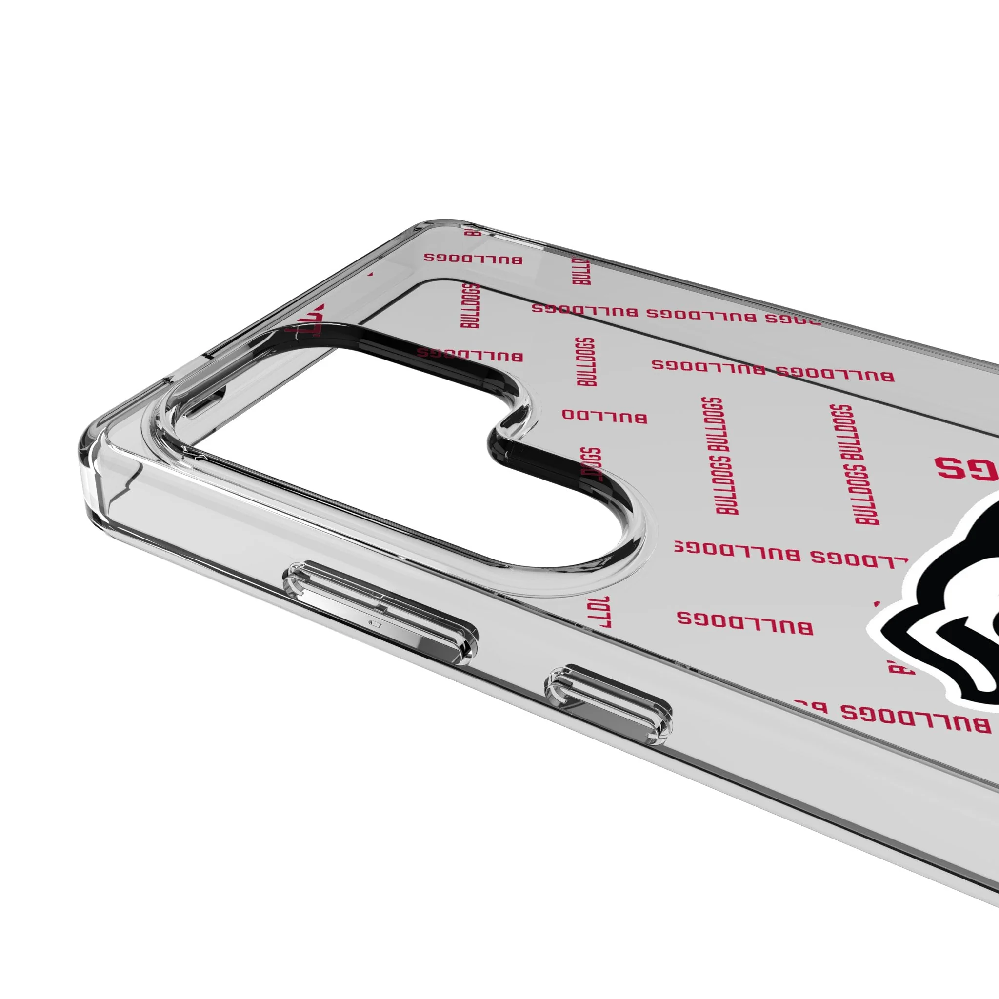 University of Georgia Bulldogs Uga Quadtile Clear Phone Case for Samsung Galaxy - Image 3