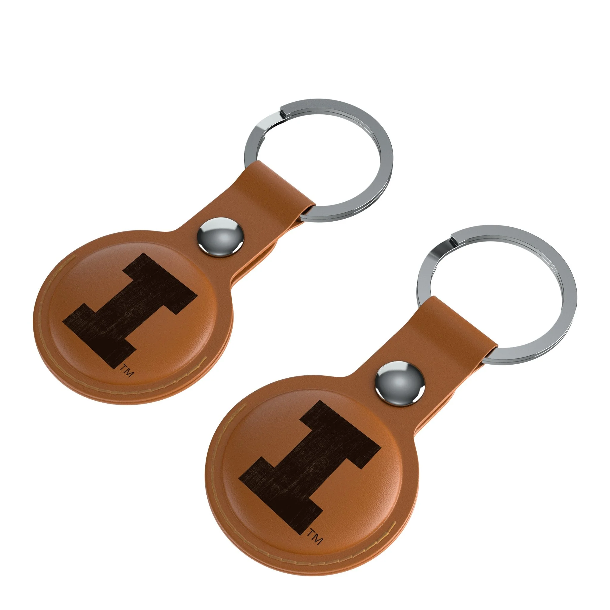 University of Illinois Fighting Illini Burn Brown Airtag Holder 2-Pack - Image 3
